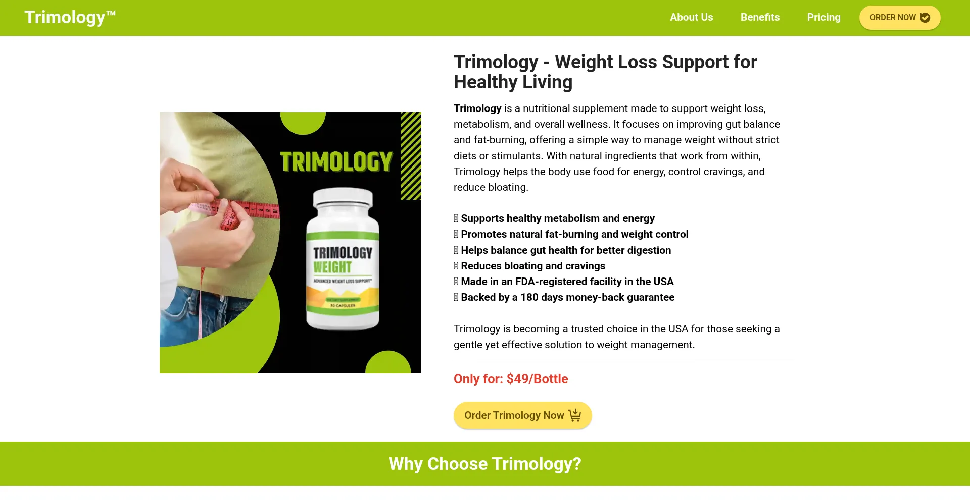 ¿És Seguro y Confiable Usa-trimology.us?