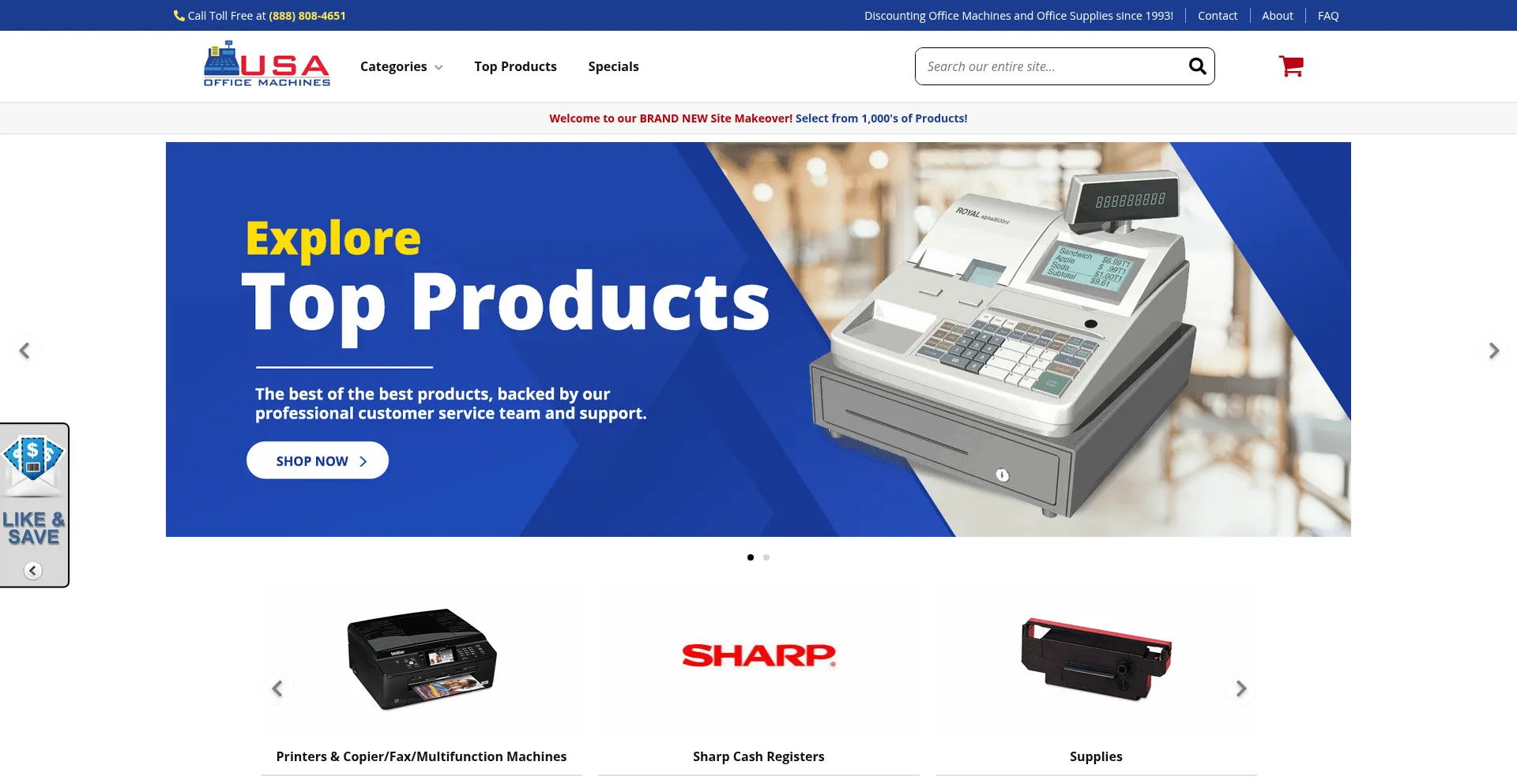 ¿És Seguro y Confiable Usaofficemachines.com?