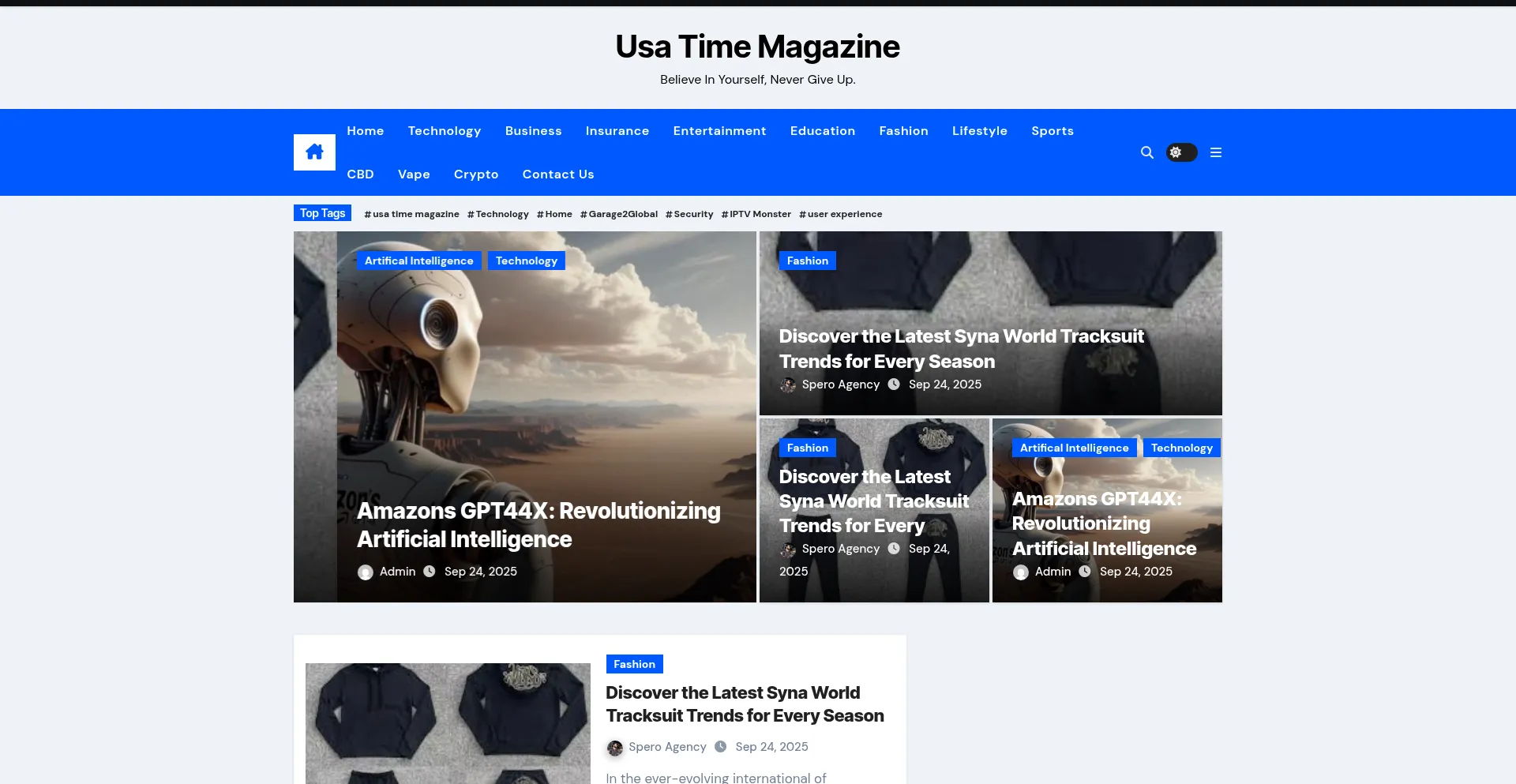 Usatimemagazine.co.uk Screenshot