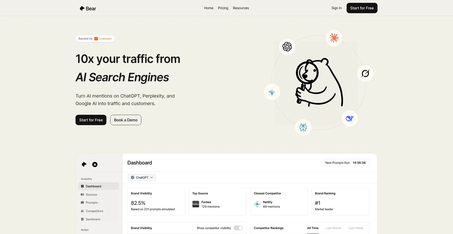 Usebear.ai Screenshot