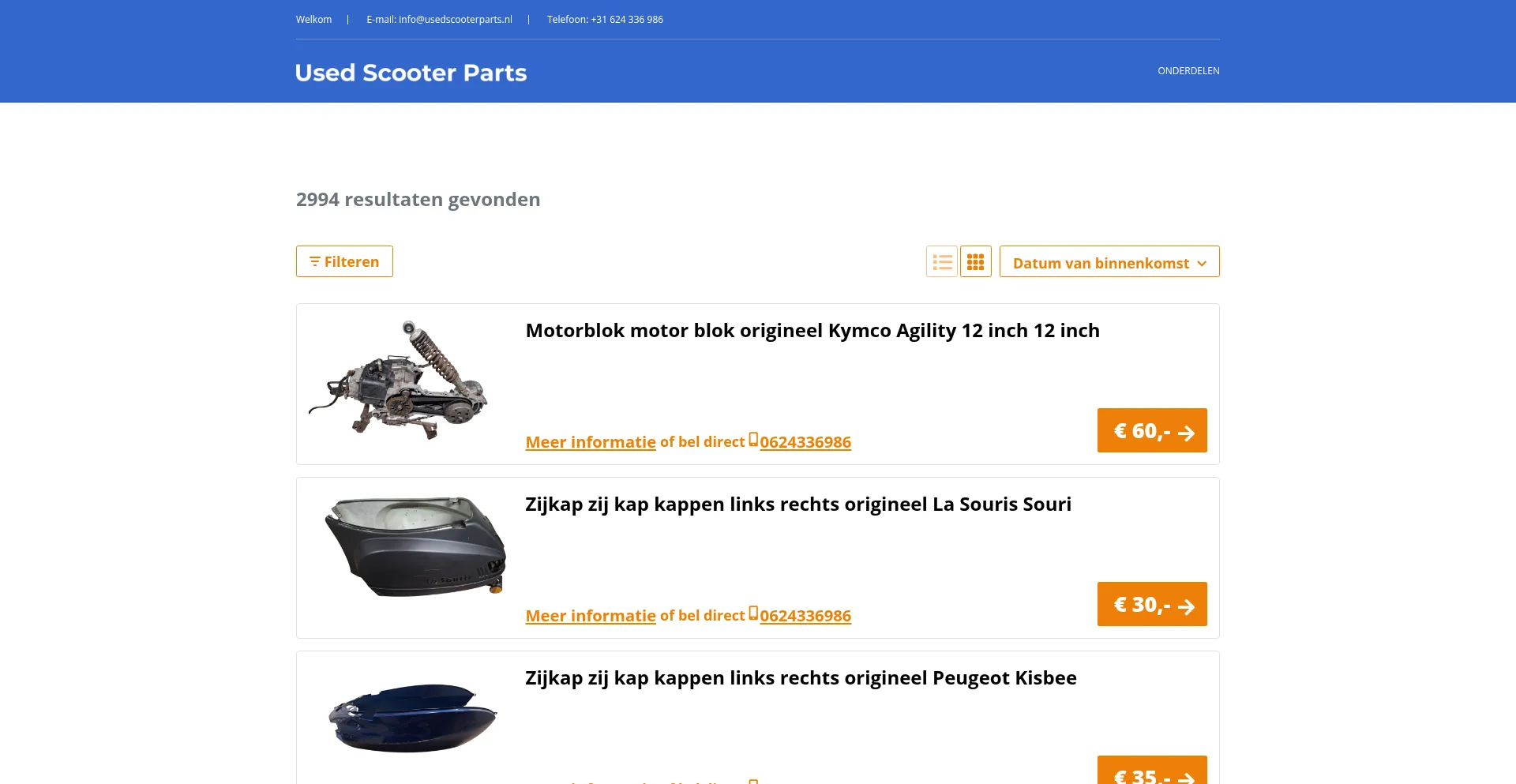 Usedscooterparts.nl