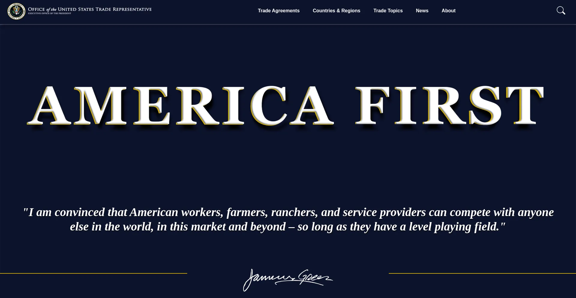 Ustr.gov Screenshot