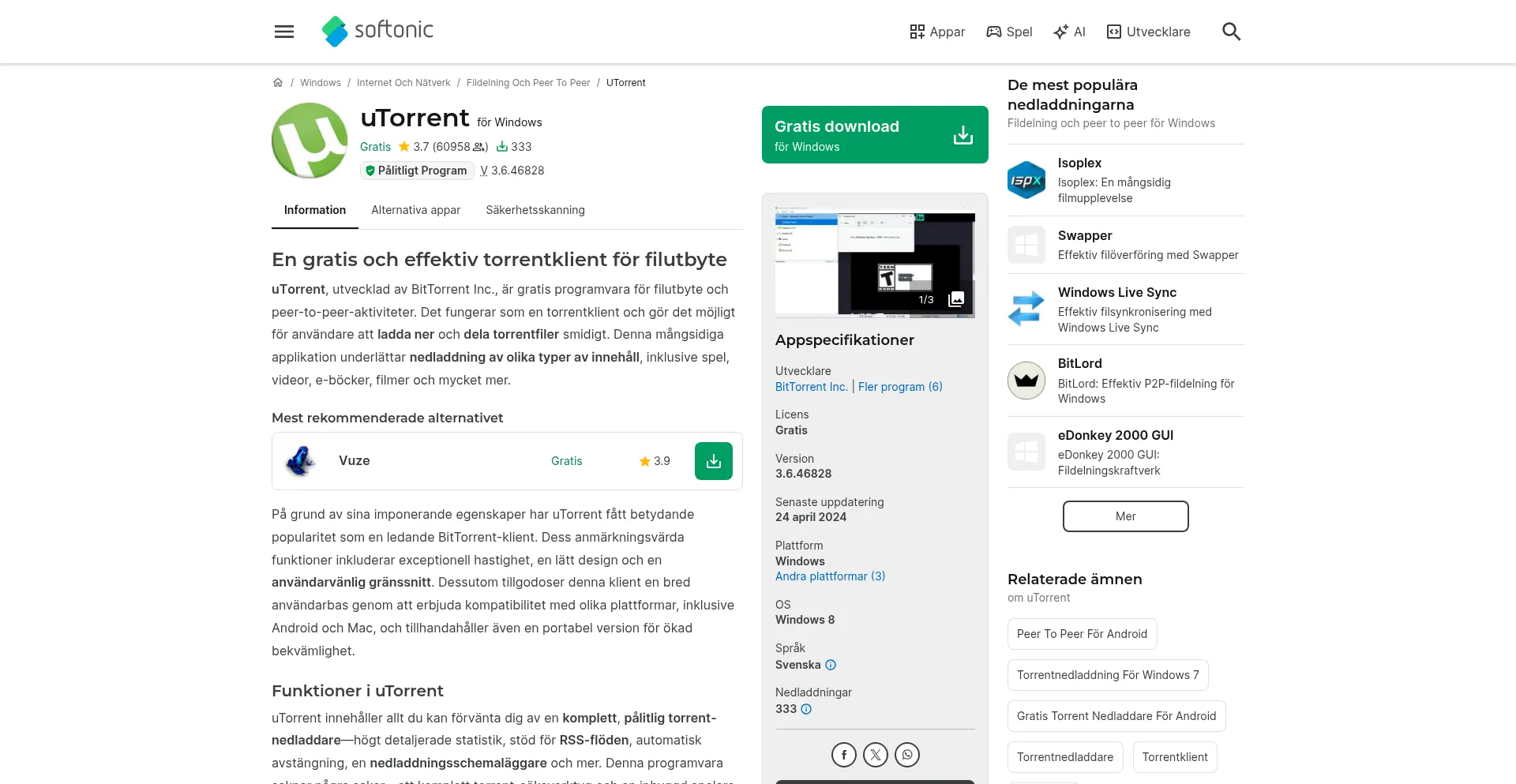 Utorrent.softonic.se