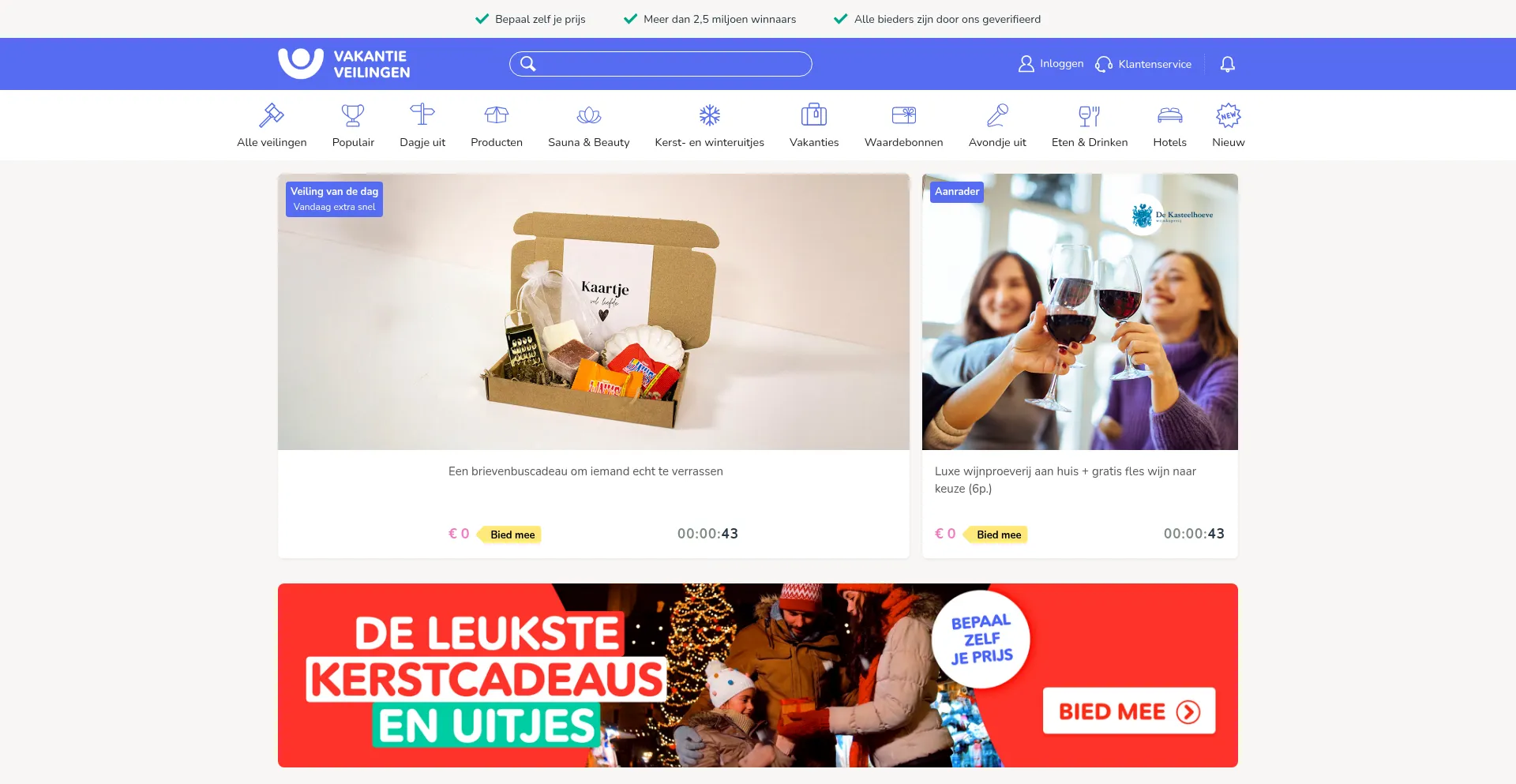 Vakantieveilingen.be