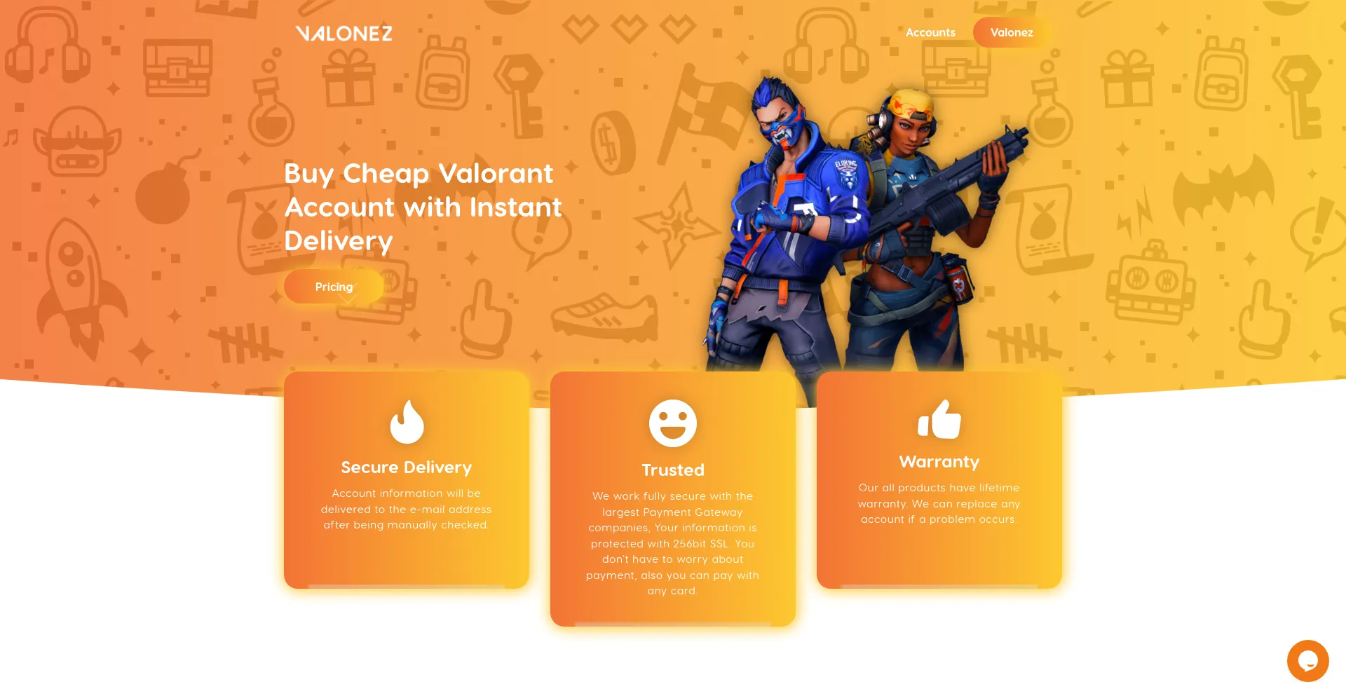 Valonez.com Screenshot