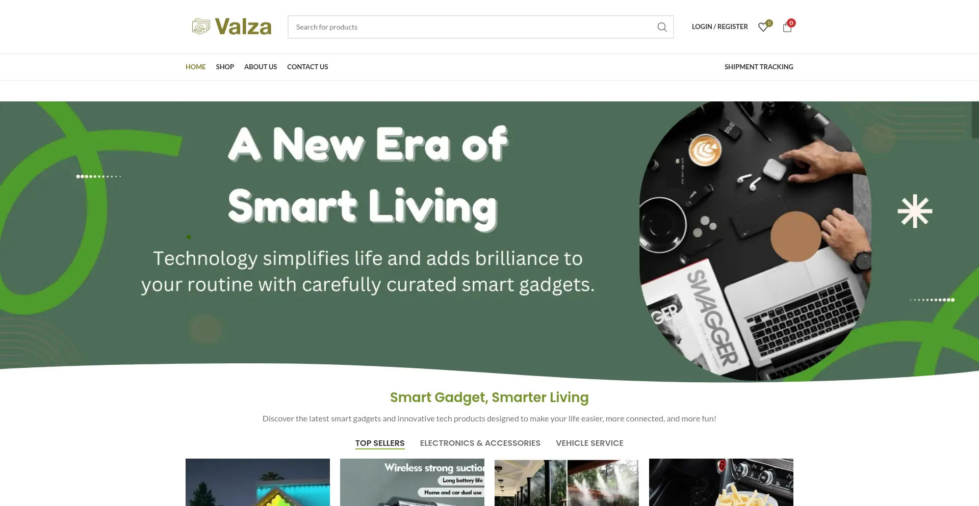 Valza.co Screenshot