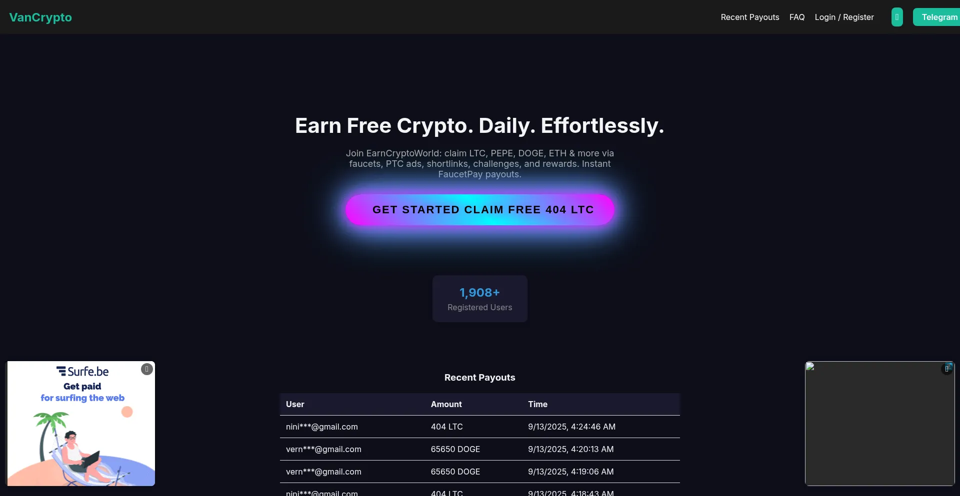 ¿És Seguro y Confiable Vancrypto.xyz?