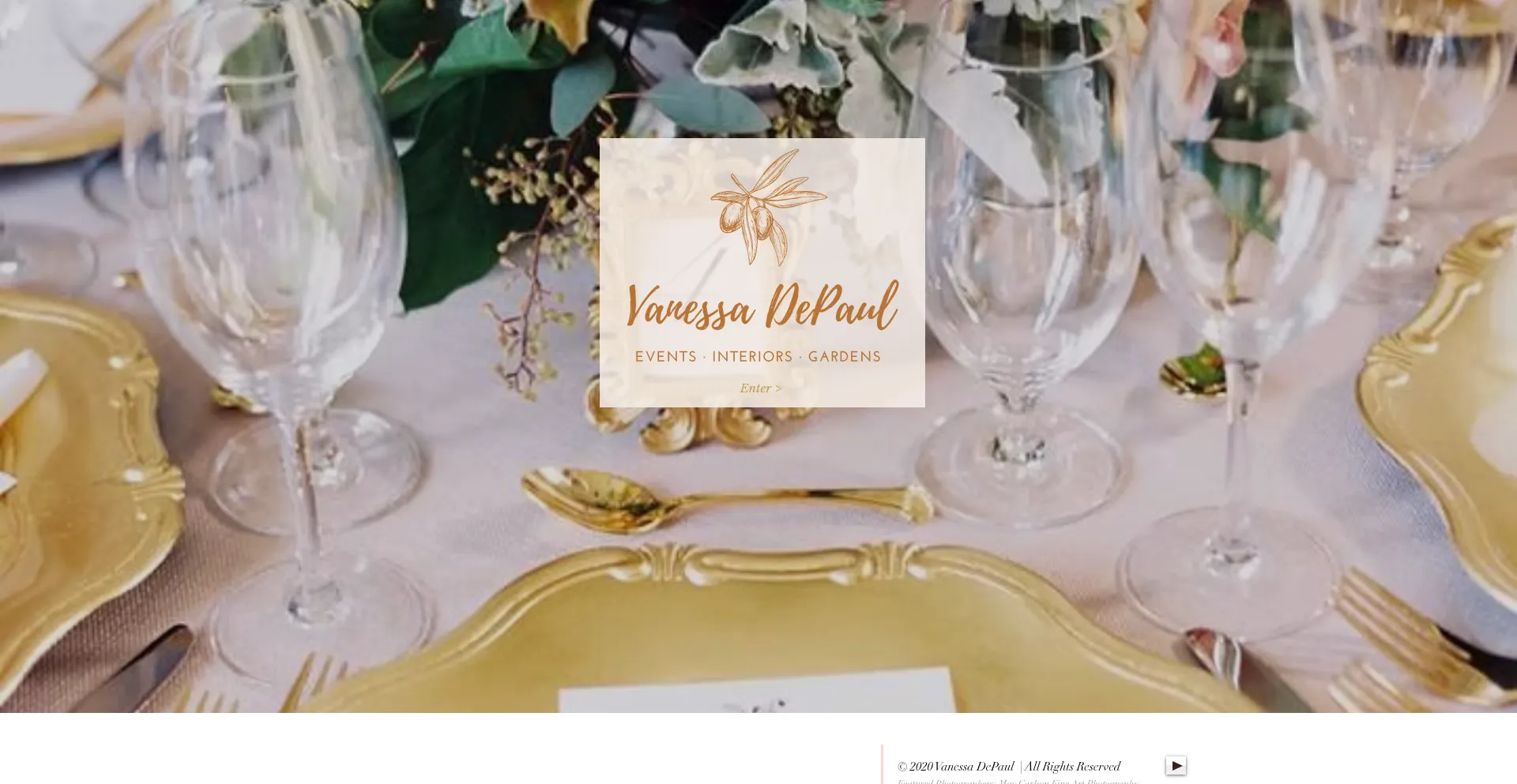 Website screenshot of Vanessadepaul.com