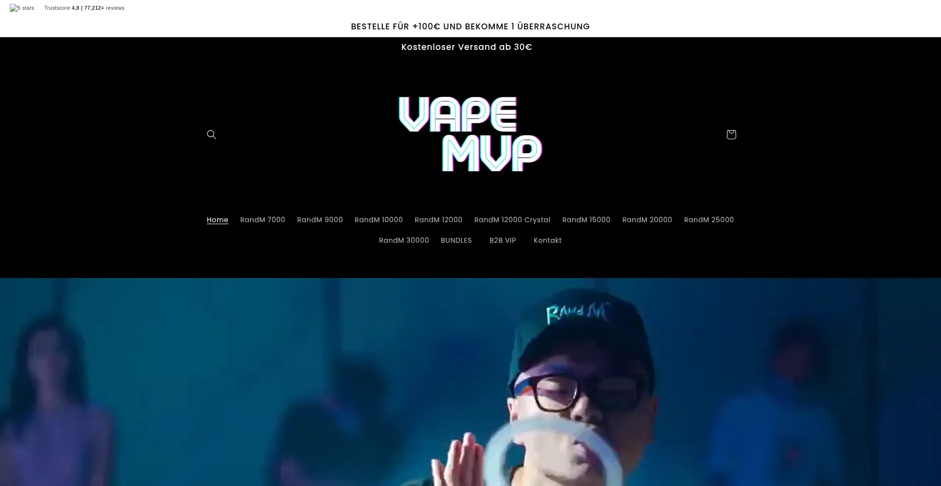Vapemvp.com Screenshot