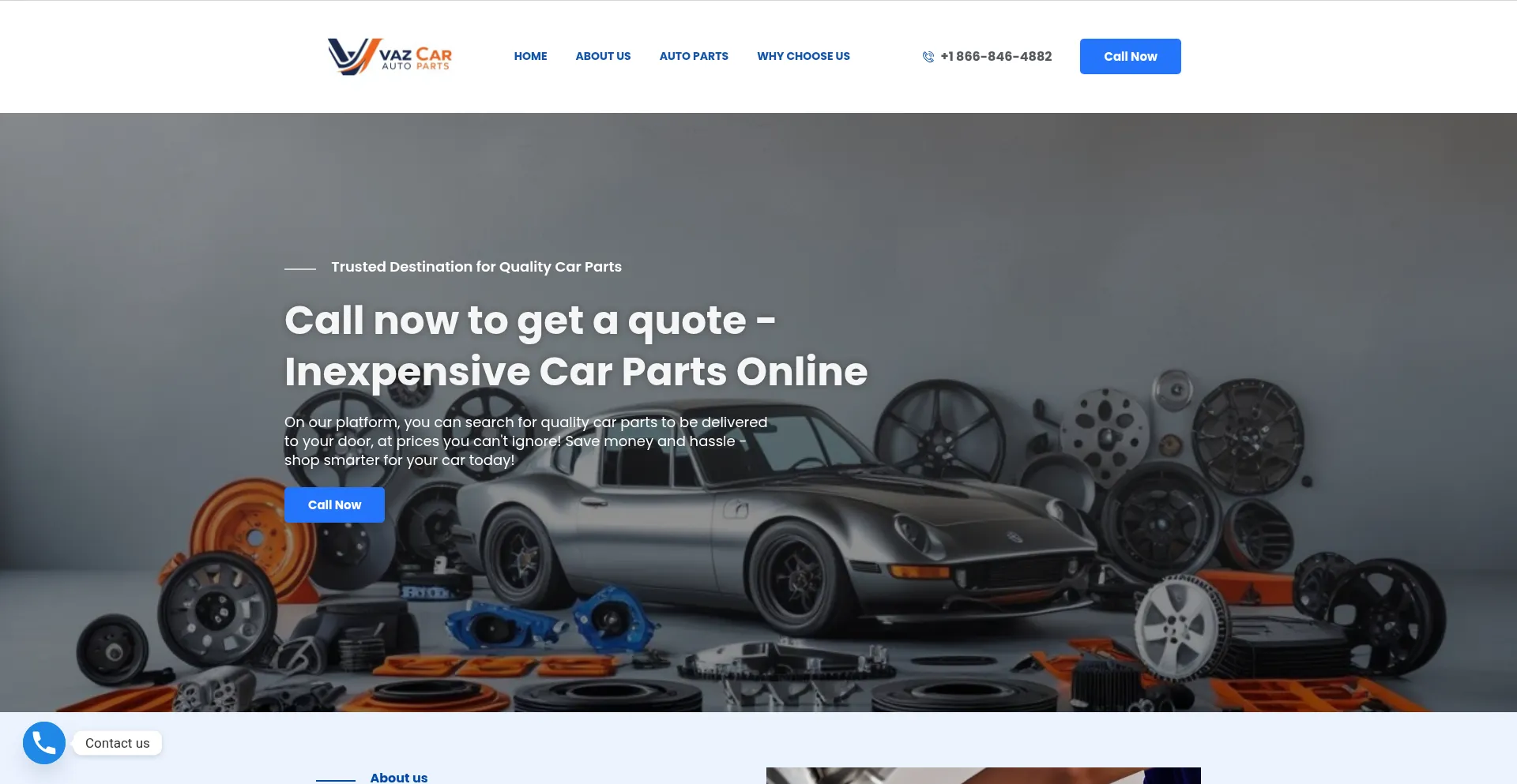 Vazautocarparts.com Screenshot