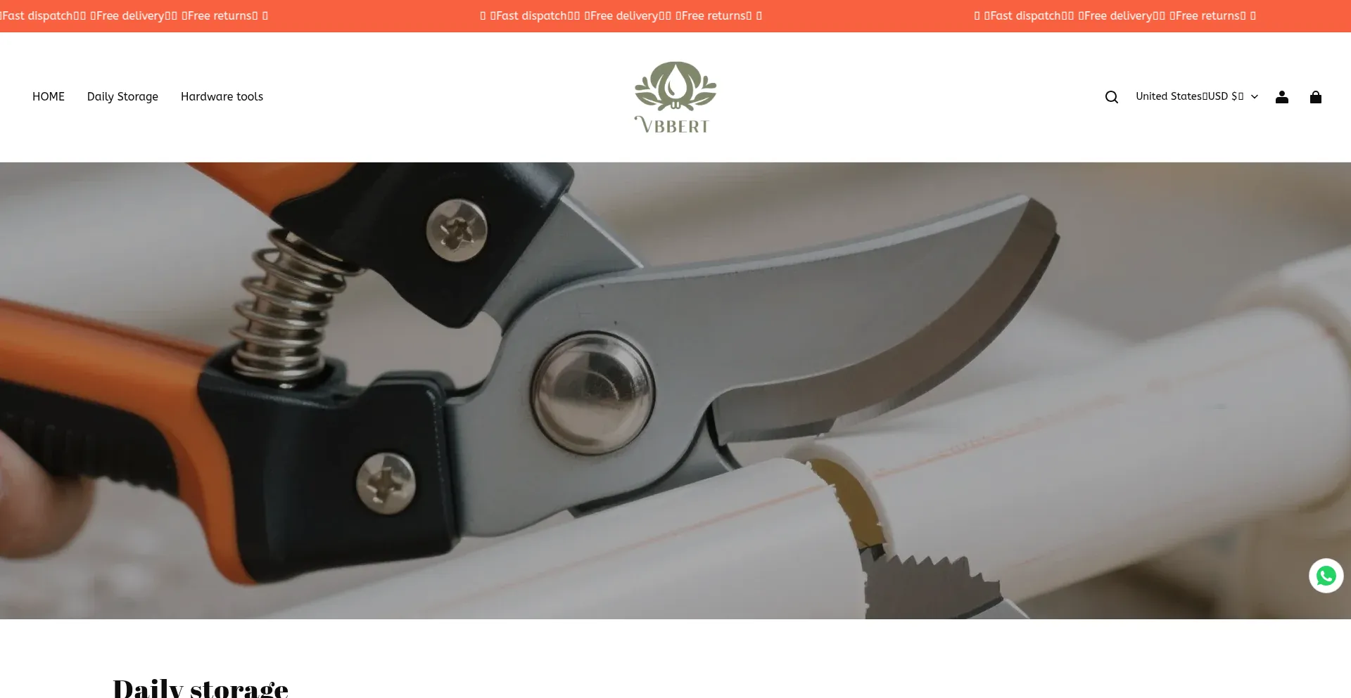 Website screenshot of Vbbert.com