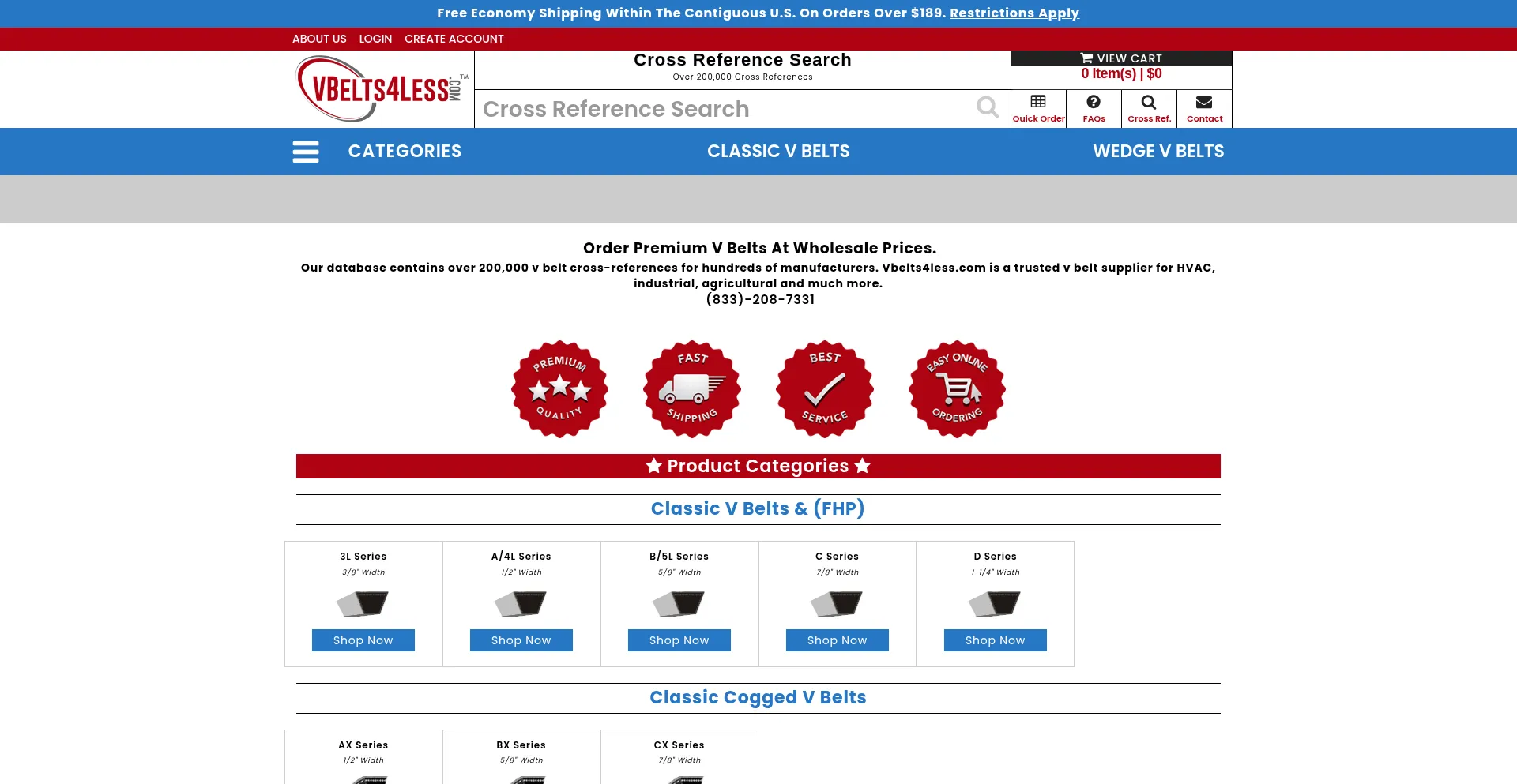 Vbelts4less.com