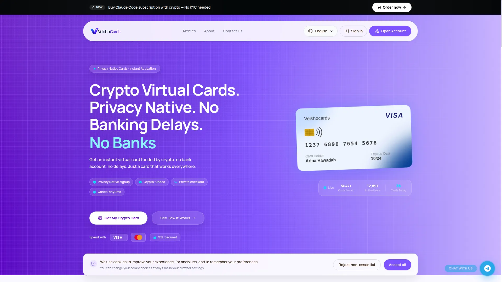 Velshocards.com