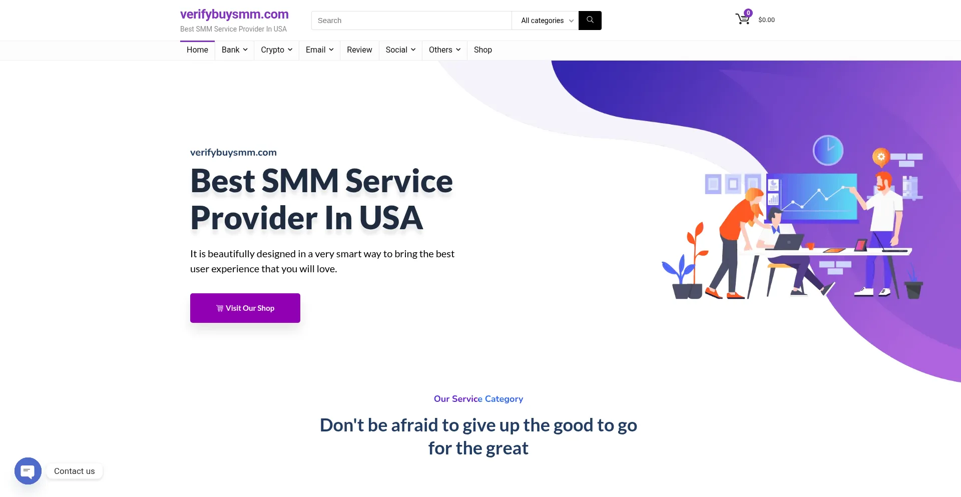 Verifybuysmm.com Screenshot