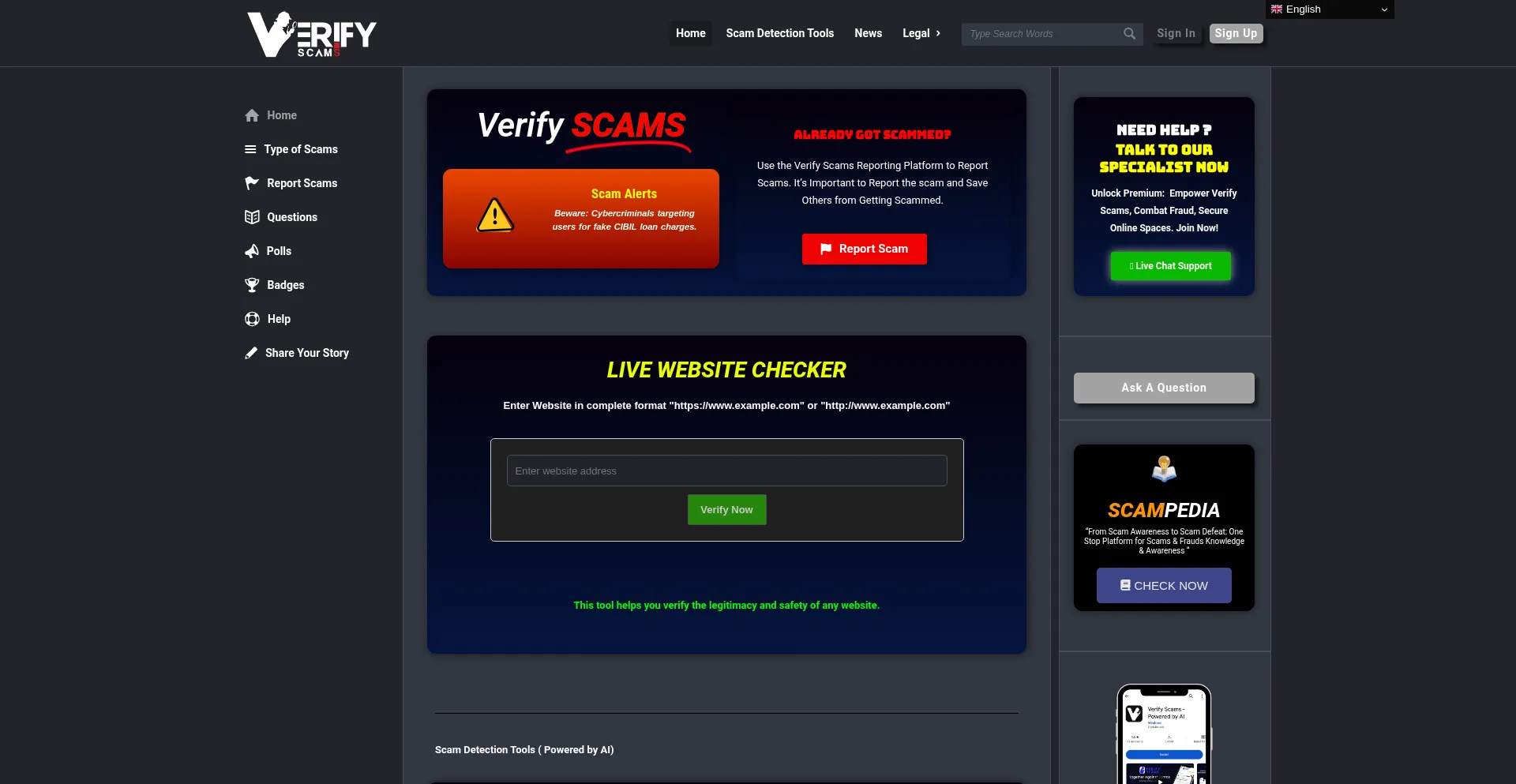 Verifyscams.com