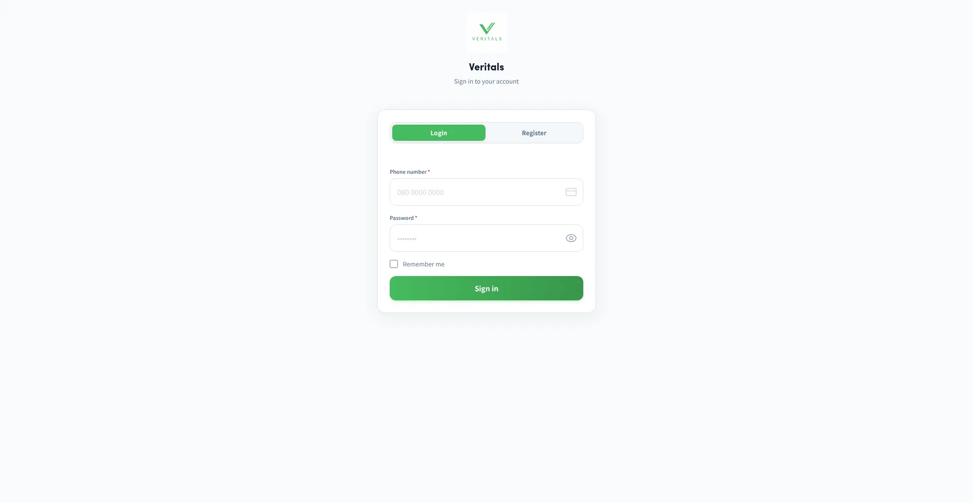 Veritals.com