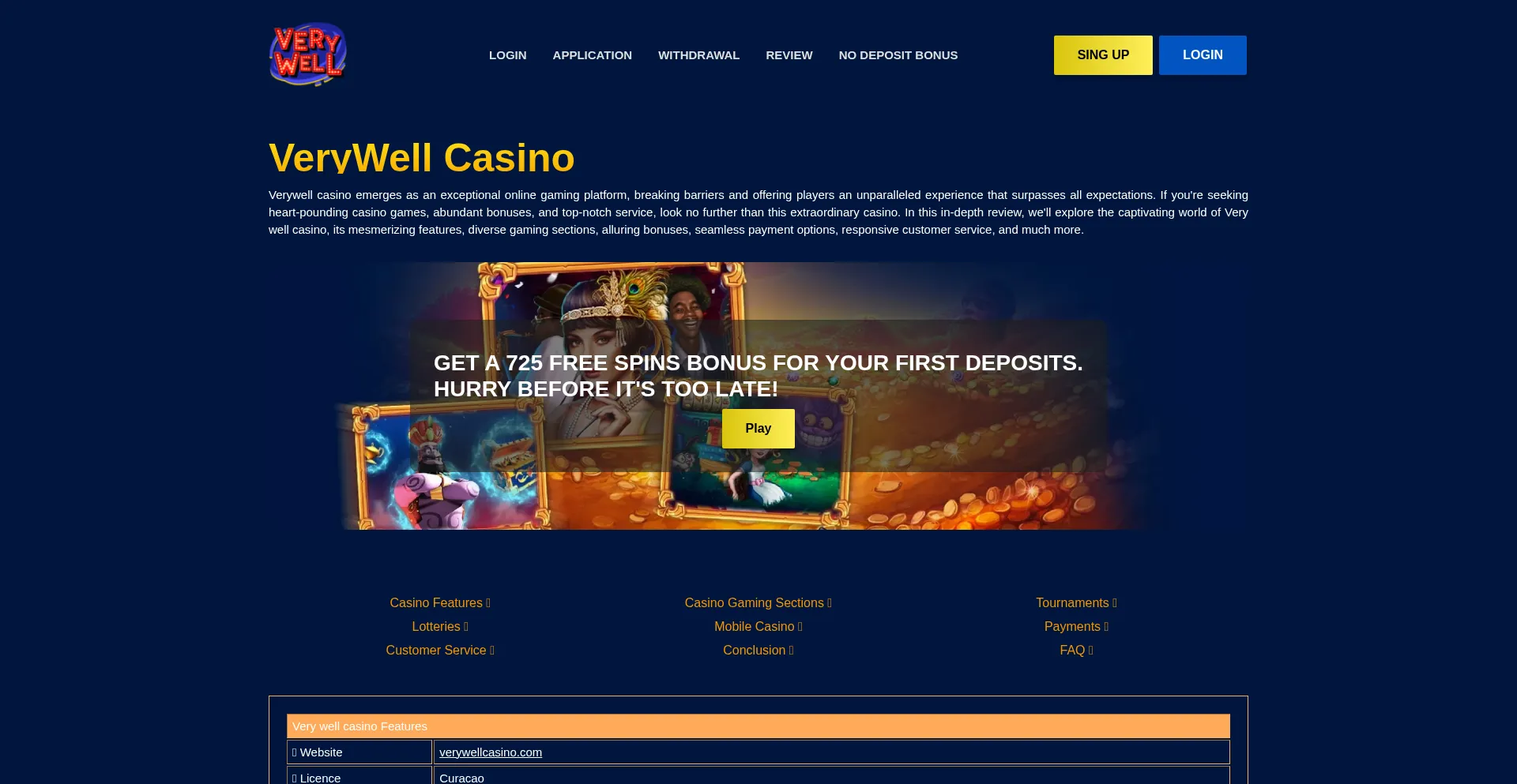 ¿És Seguro y Confiable Verywellcasino.com?