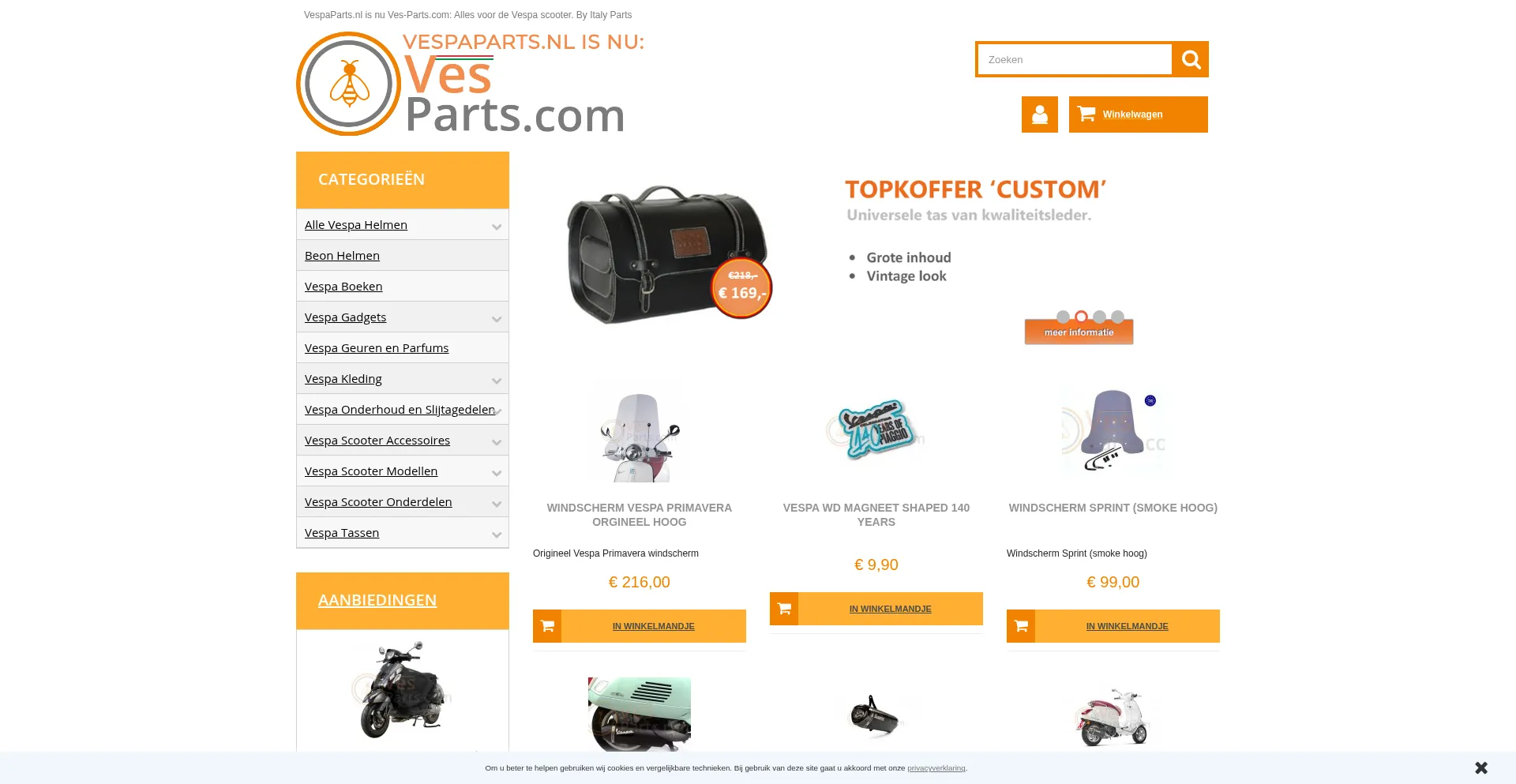 Ves-parts.com Screenshot