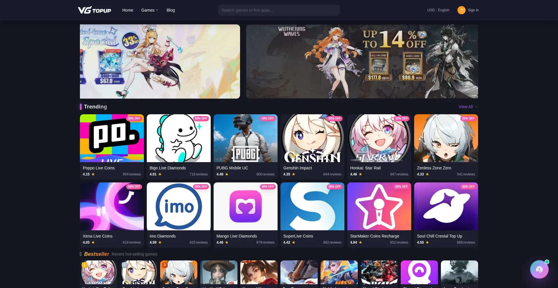 Vgtopup.com