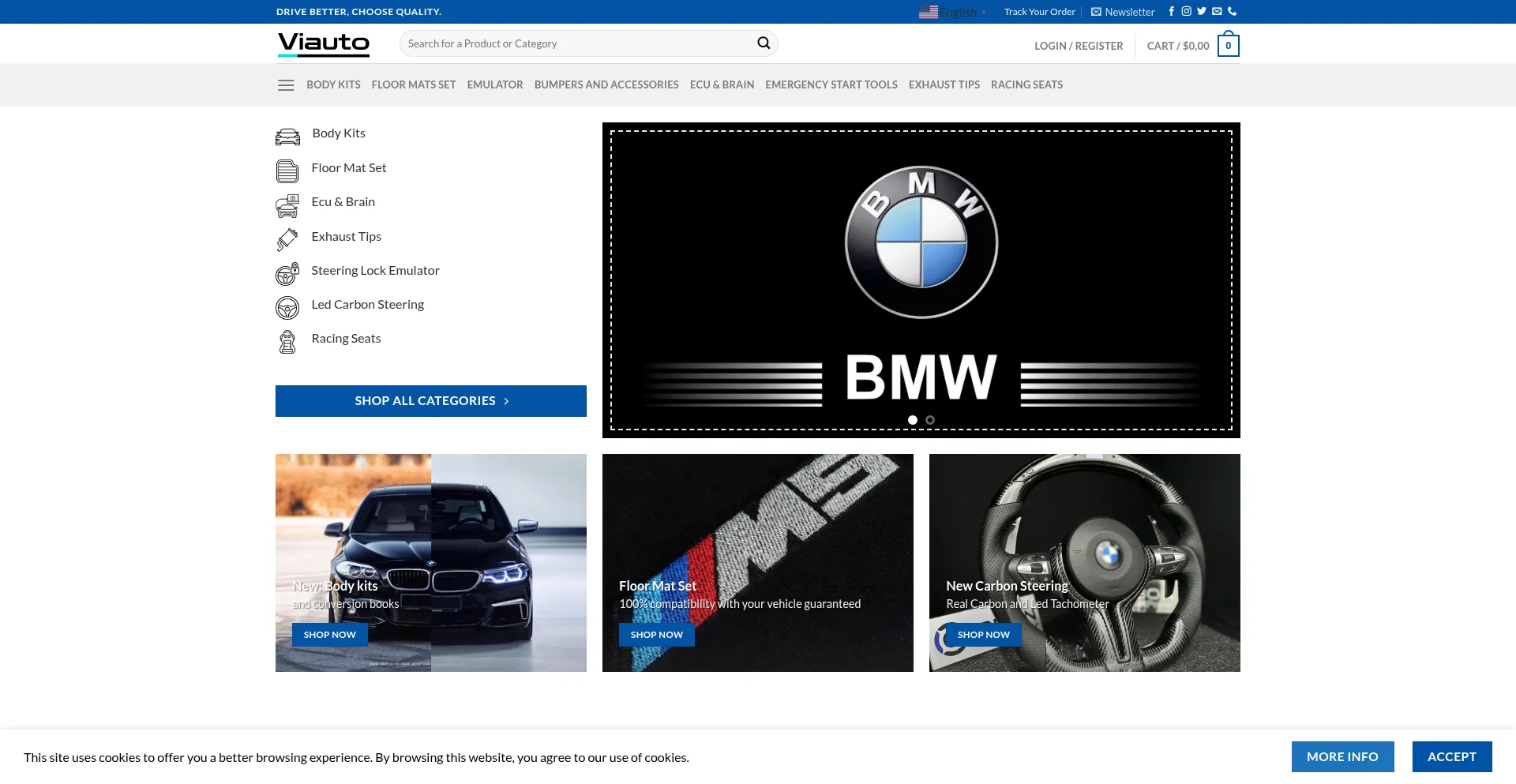 Website screenshot of Viauto.com.tr