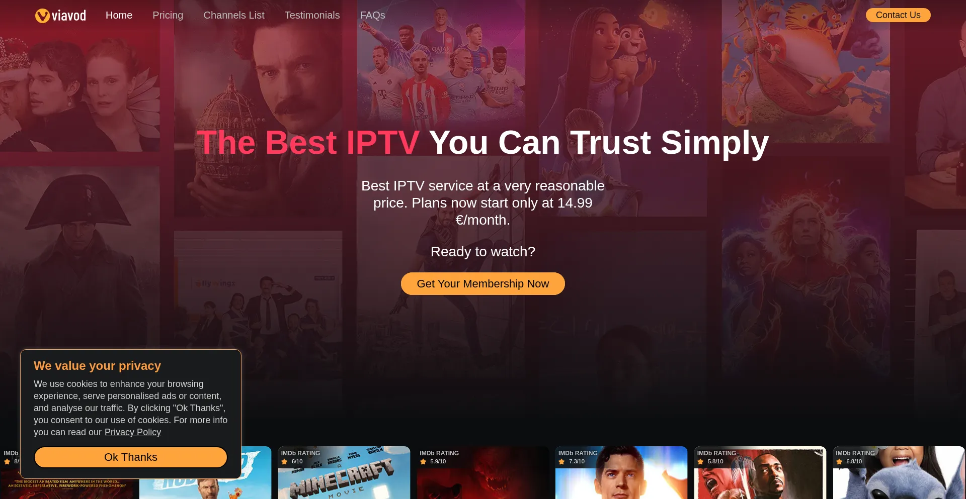 Viavod.com Screenshot
