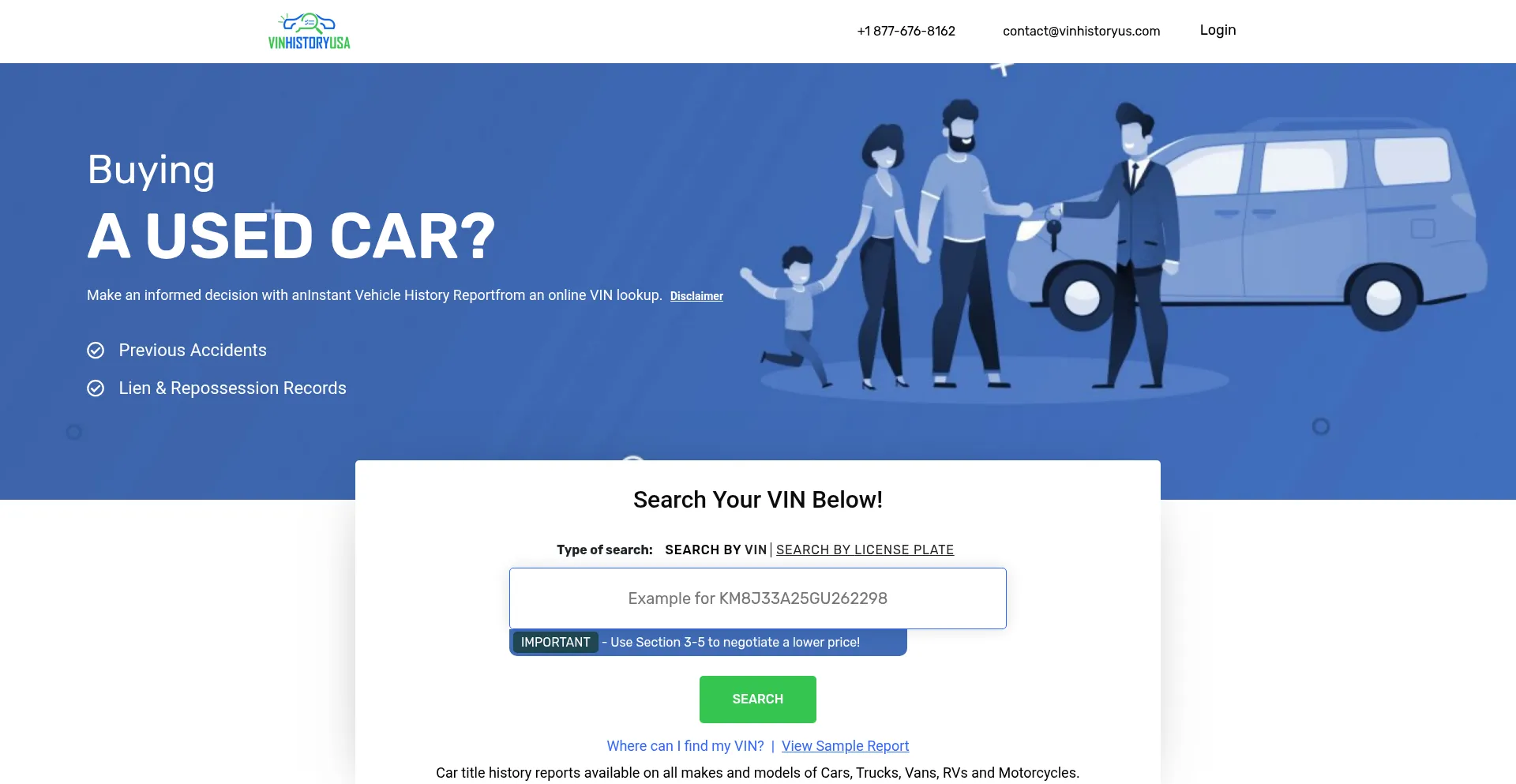 Vinhistoryusa.com Screenshot