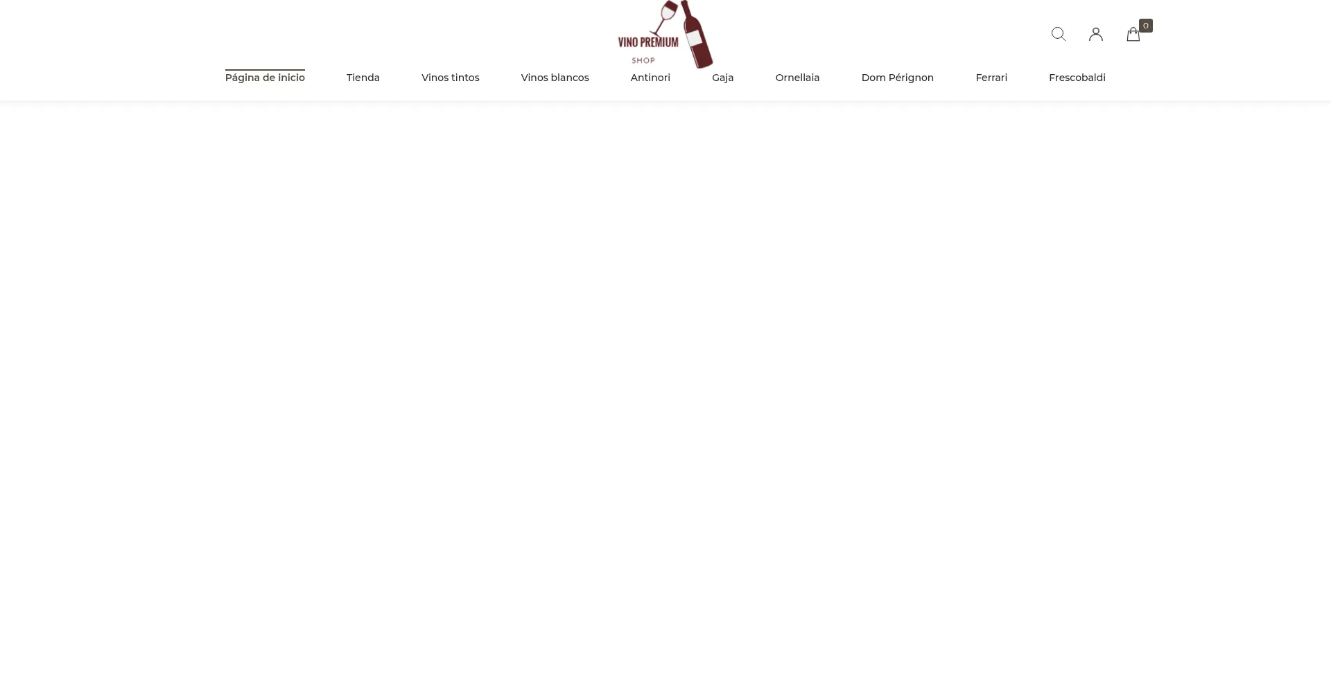 Website screenshot of Vinopremiumshop.com