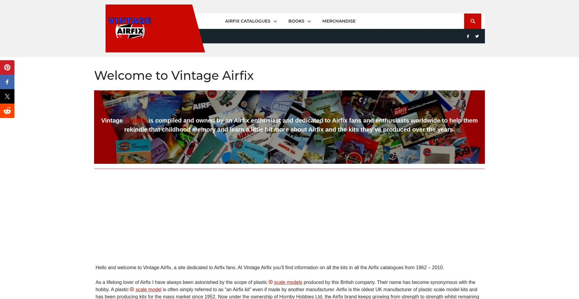 Vintage-airfix.com Screenshot