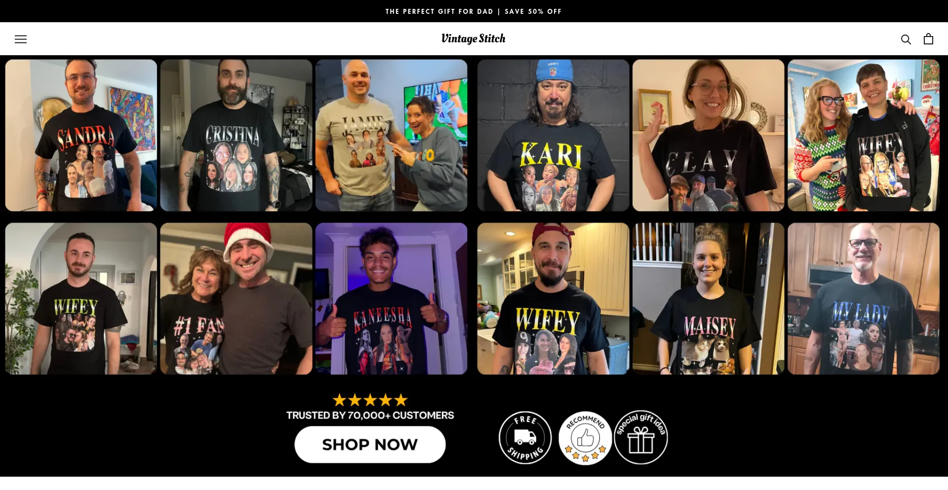 Website screenshot of Vintage-stitch.co
