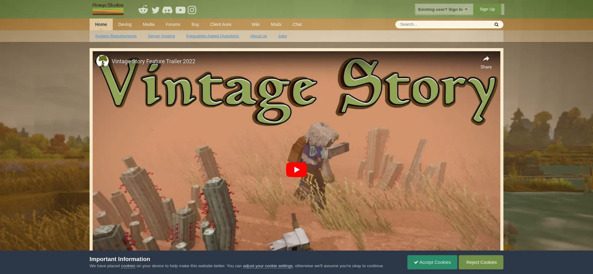 Vintagestory.at