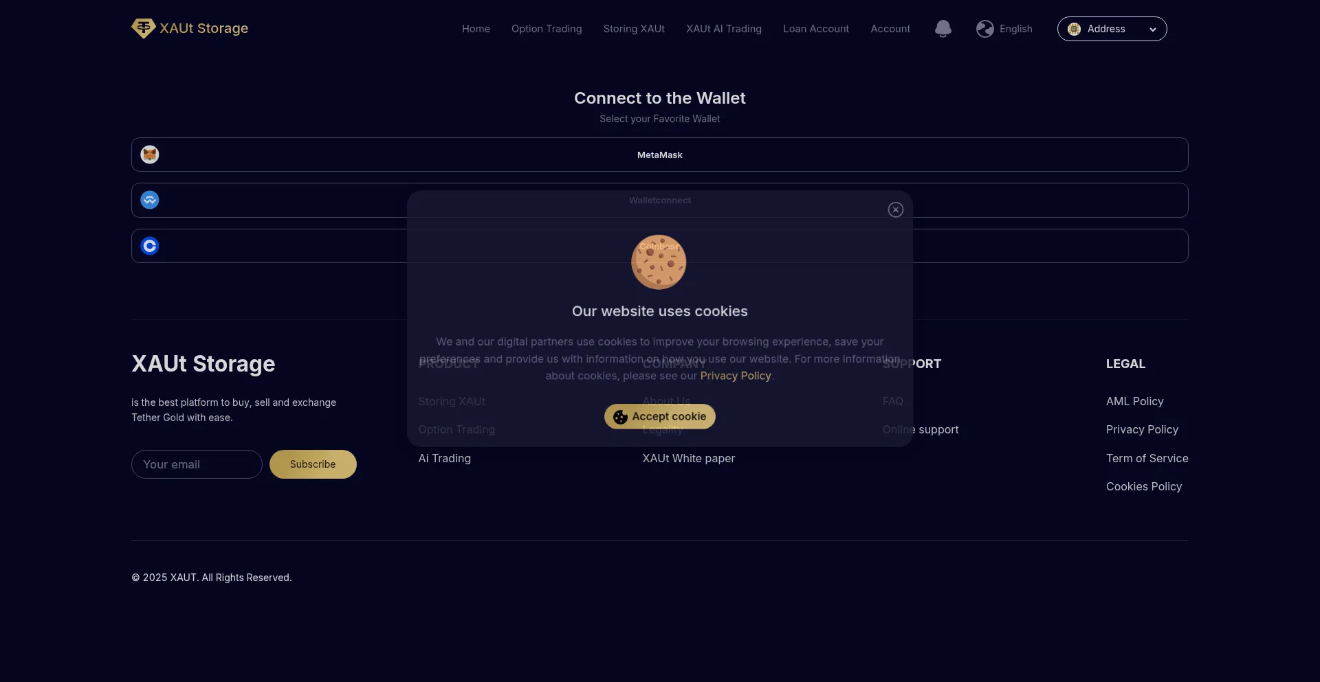Website screenshot of Vip-xaut.pro