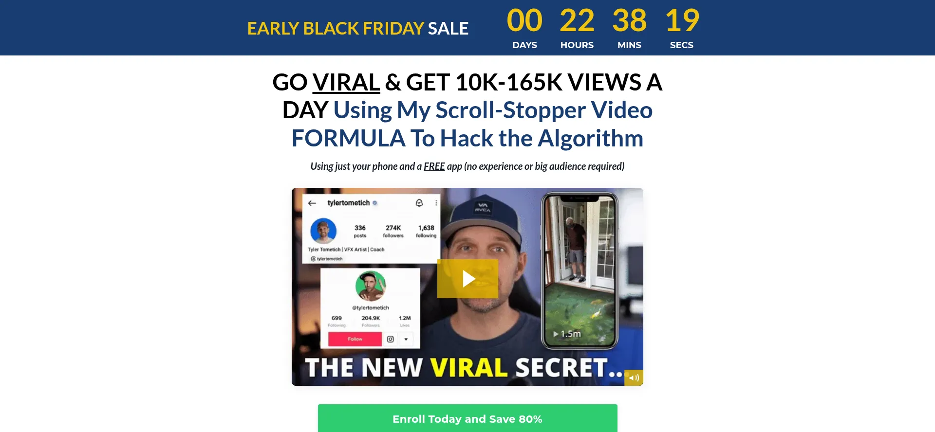 Website screenshot of Viral-strategies.com