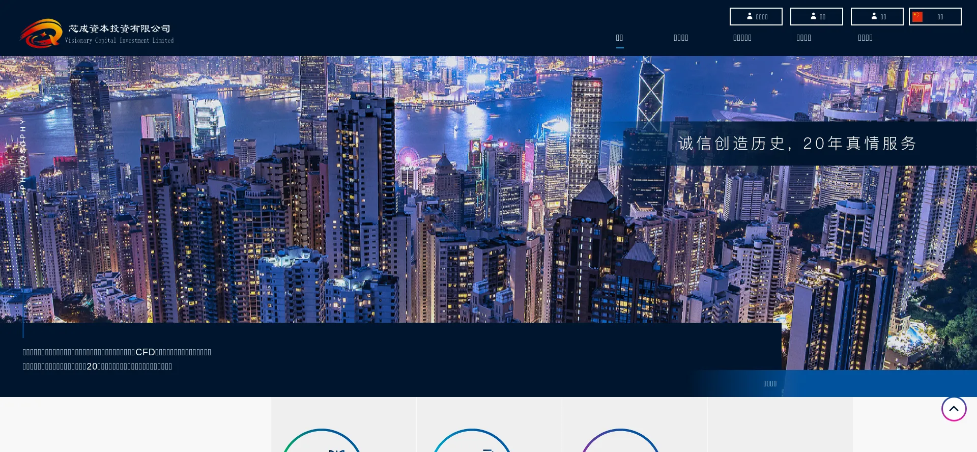 Website screenshot of Visionarycapinv.top