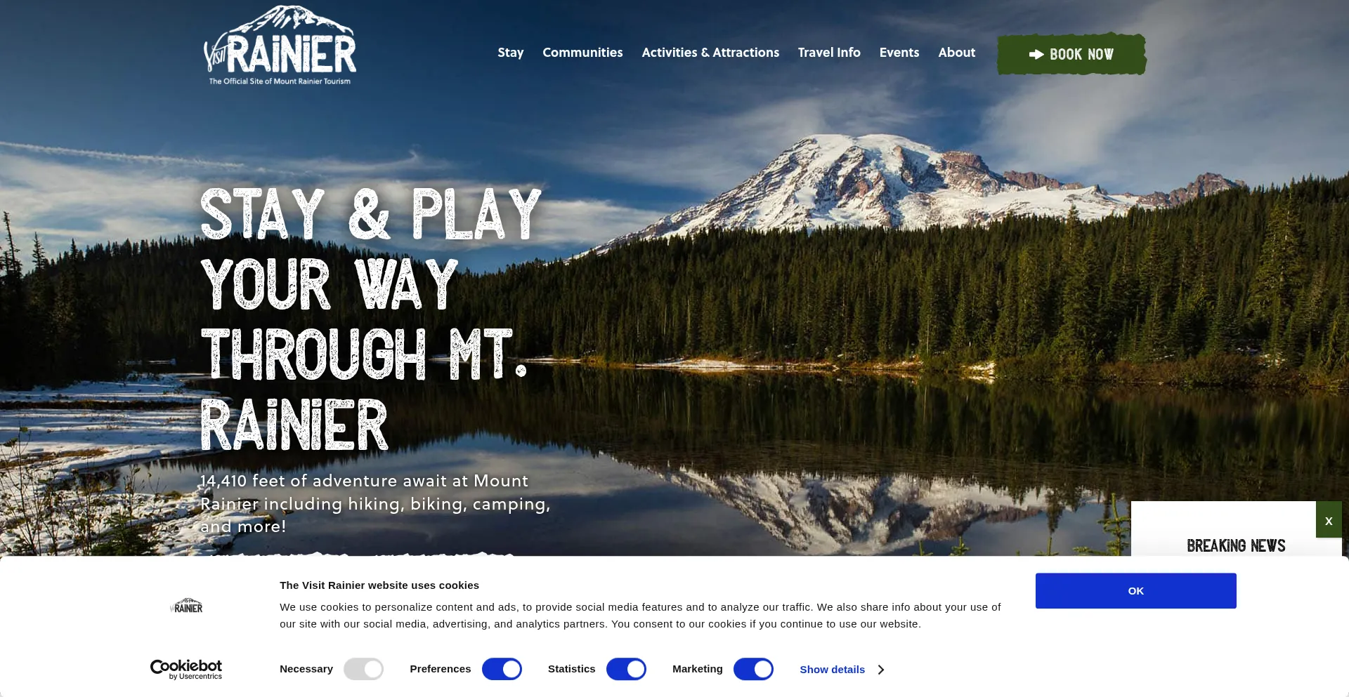 ¿És Seguro y Confiable Visitrainier.com?