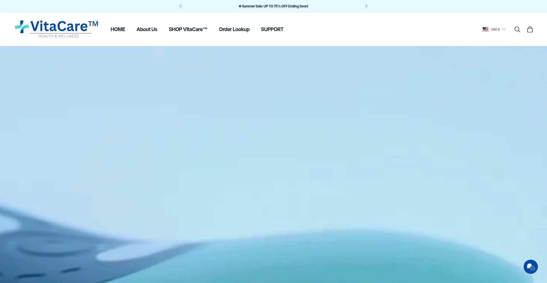 Website screenshot of Vitacaretherapy.com