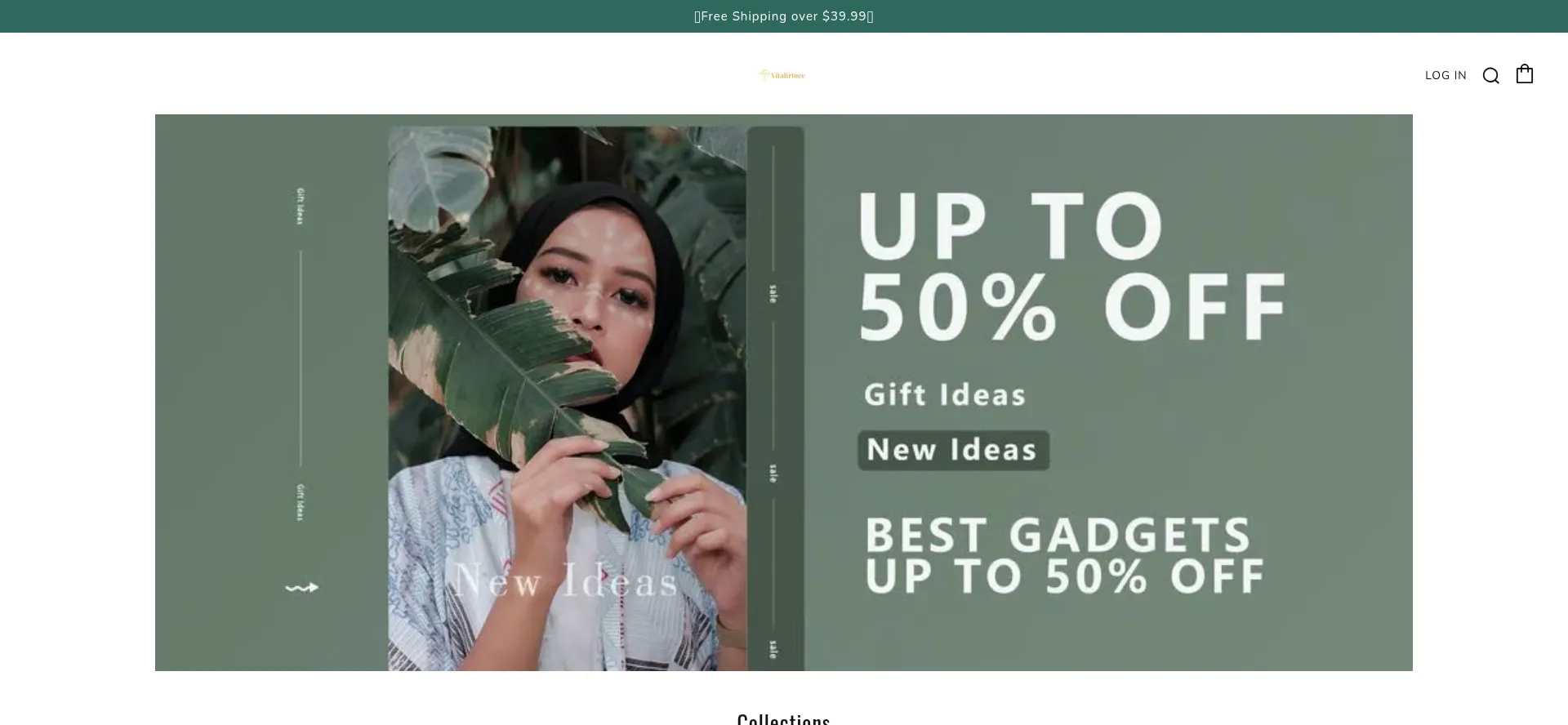 Website screenshot of Vitalirtuee.com