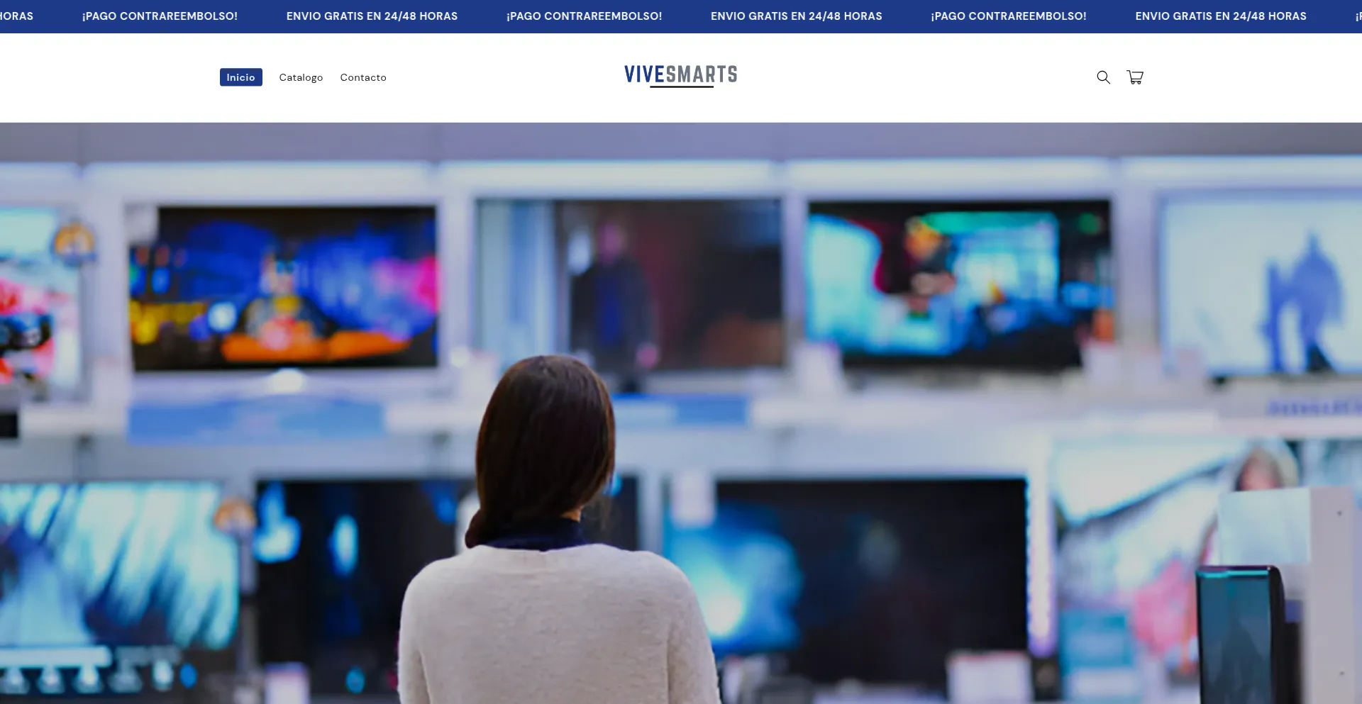Website screenshot of Vivesmarts.com