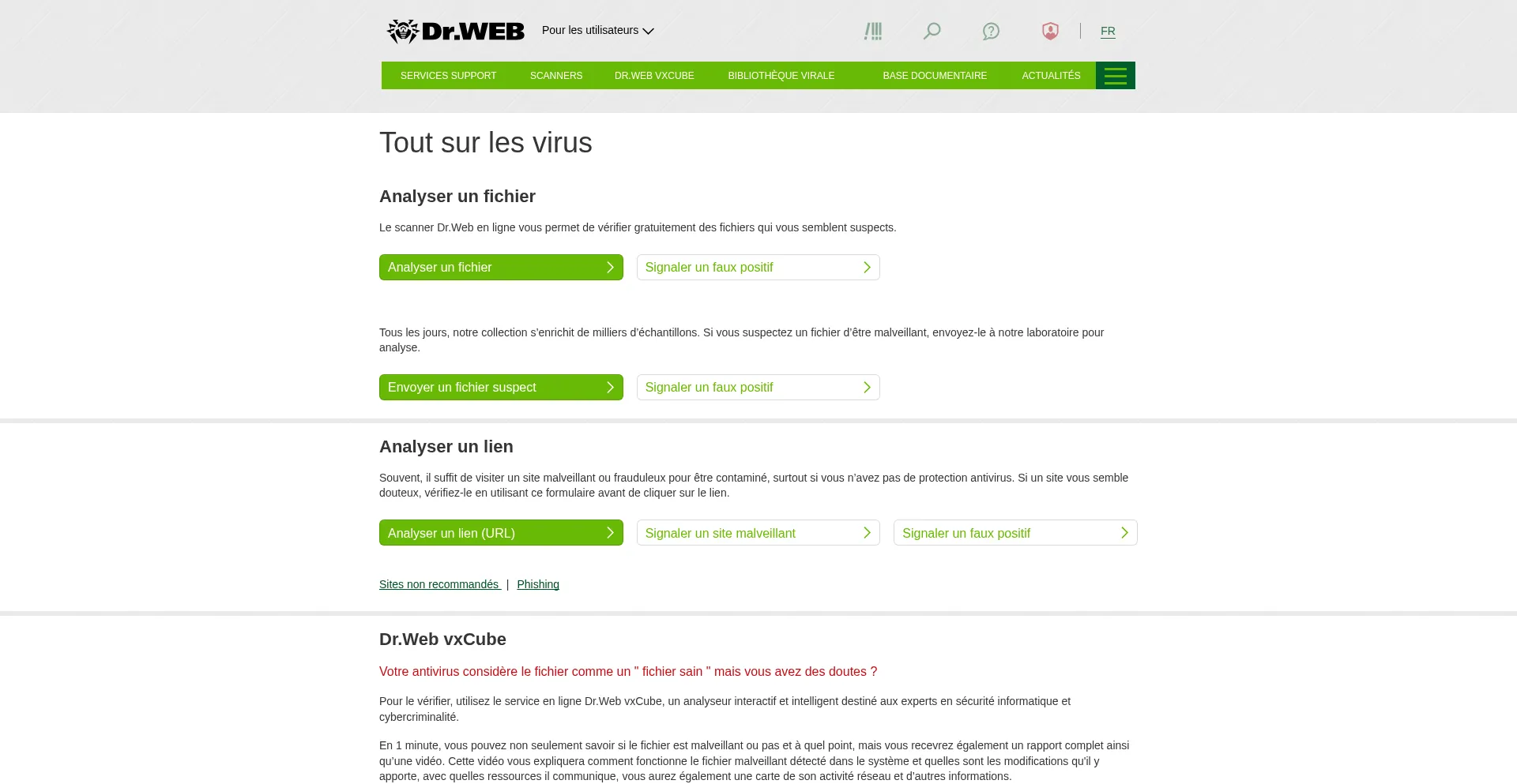 ¿És Seguro y Confiable Vms.drweb.fr?