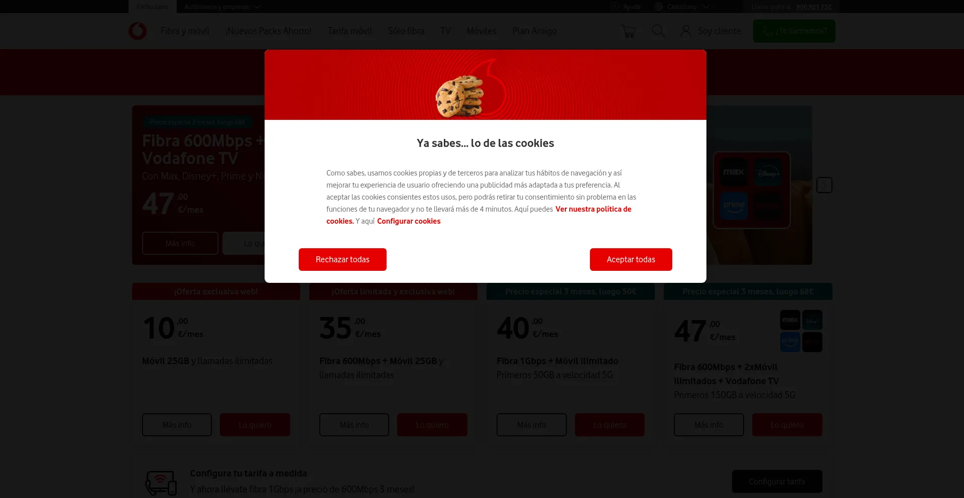 ¿És Seguro y Confiable Vodafone.es?