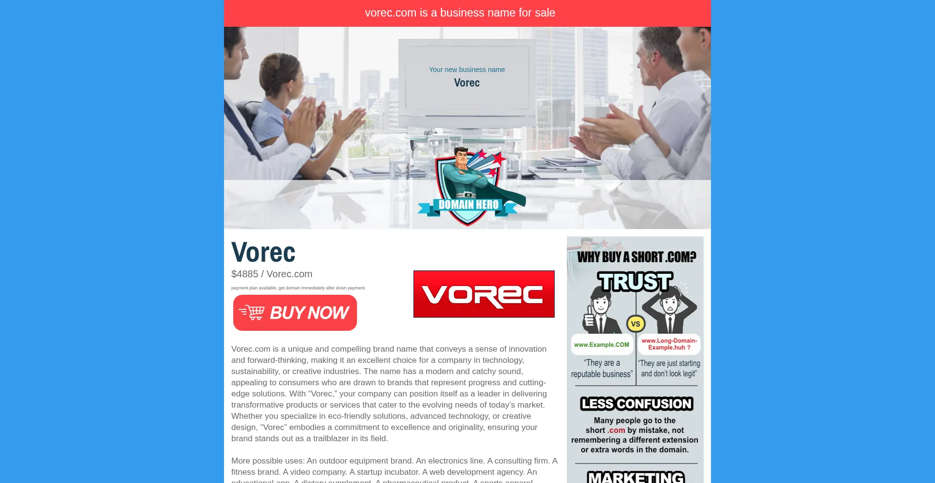 ¿És Seguro y Confiable Vorec.com?