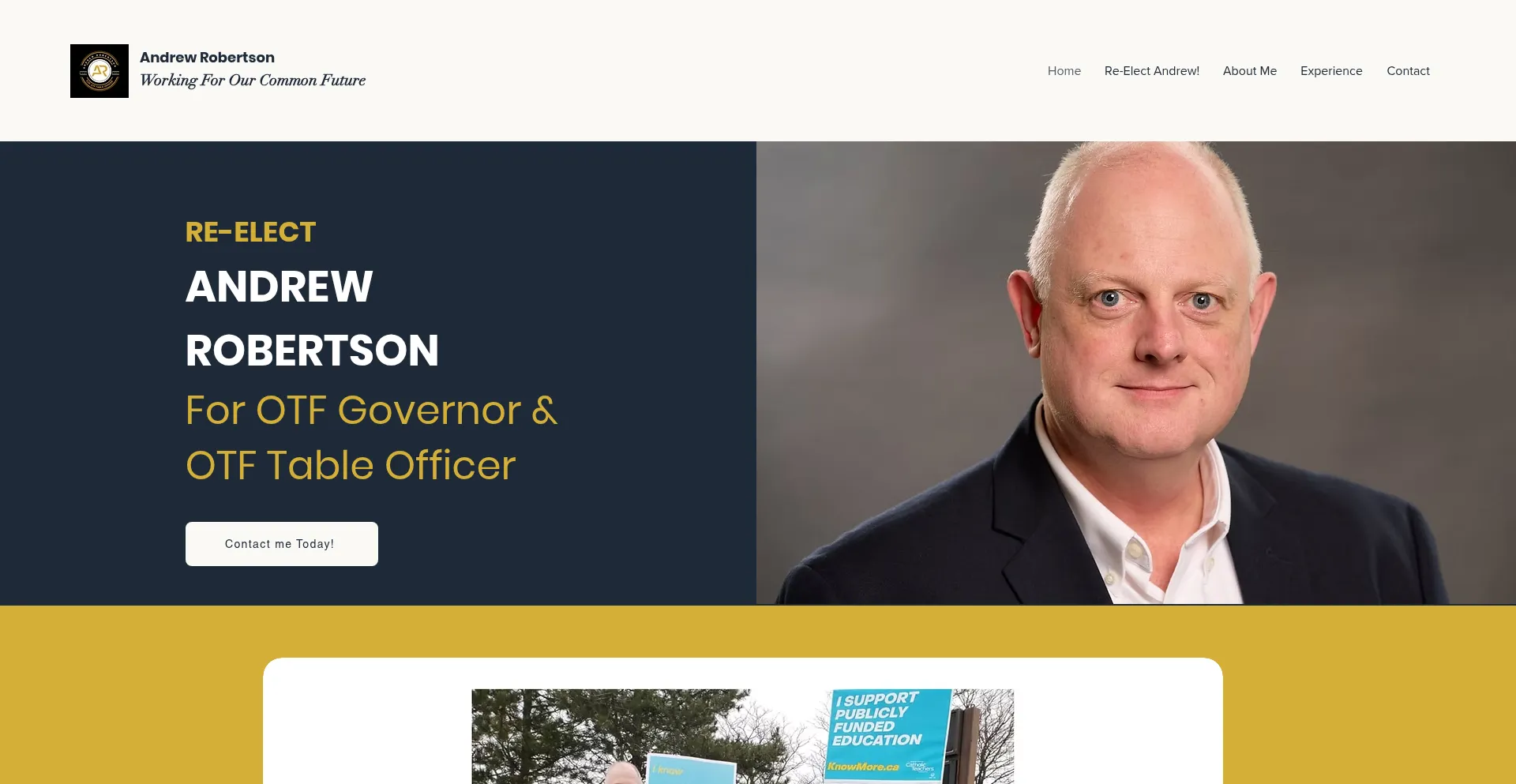 ¿És Seguro y Confiable Voteandrewrobertson.ca?