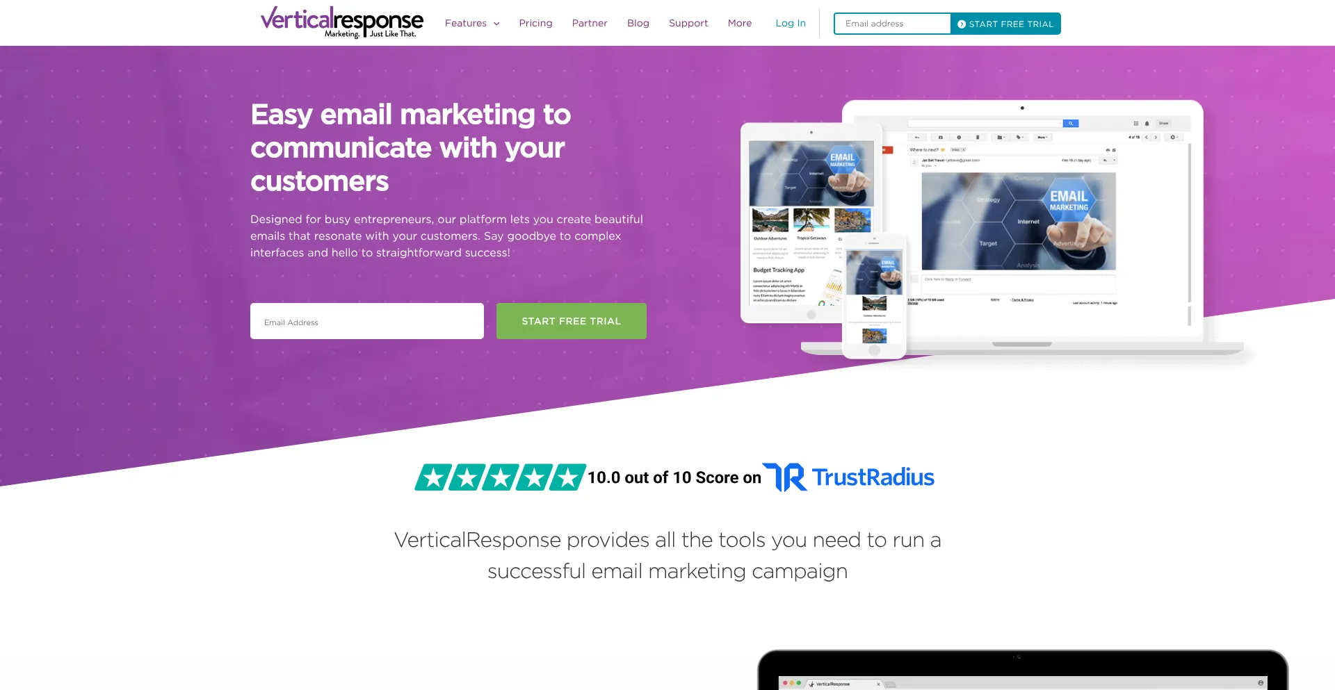 Website screenshot of Vrmailer6.com