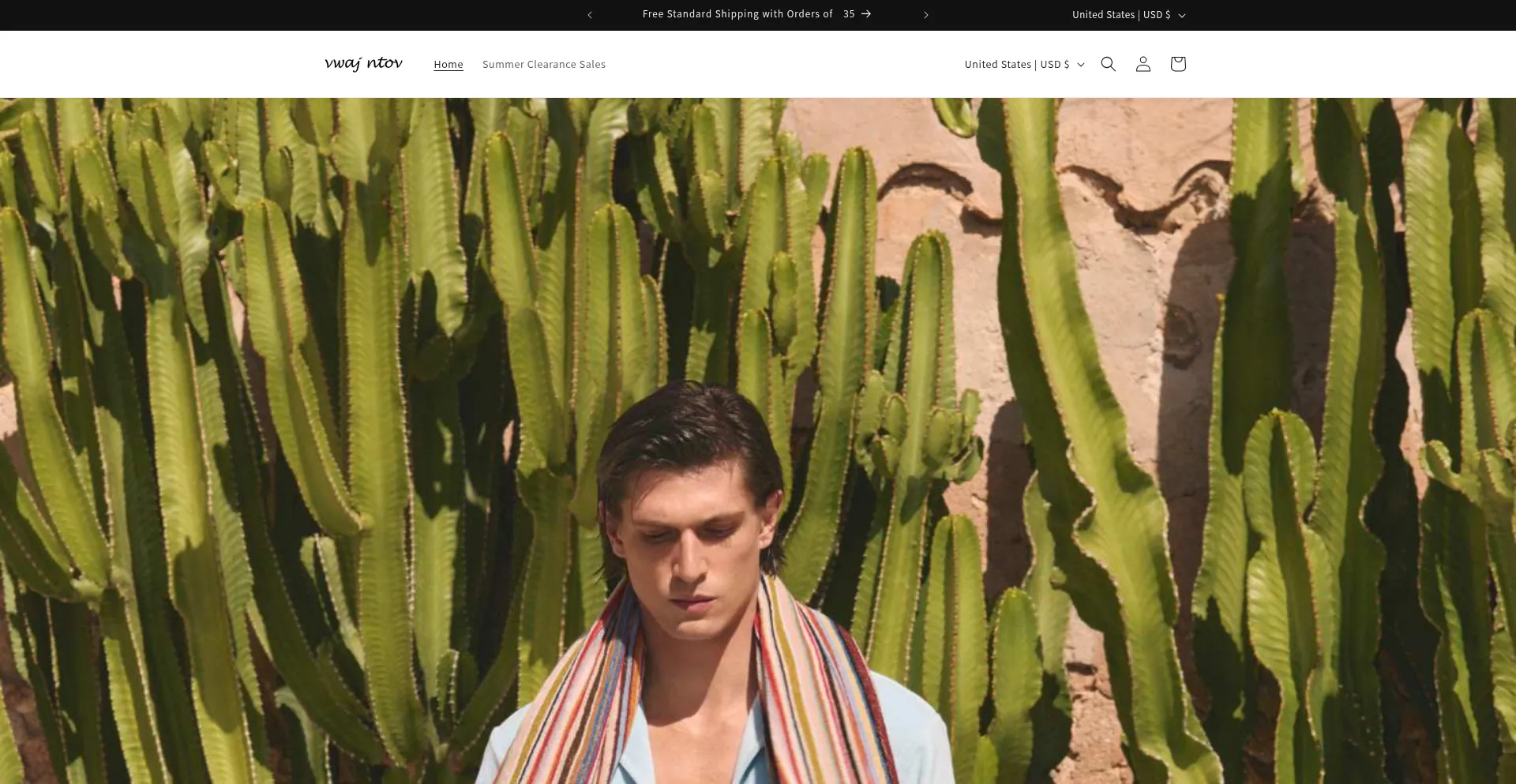 Website screenshot of Vwajntov.com