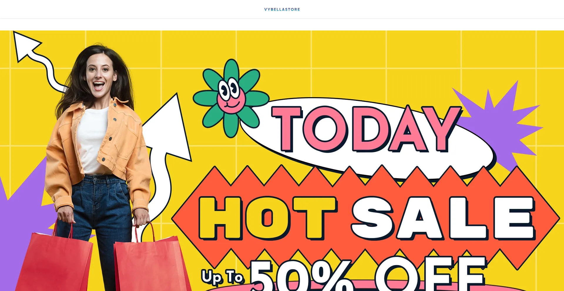 Website screenshot of Vybellastore.com