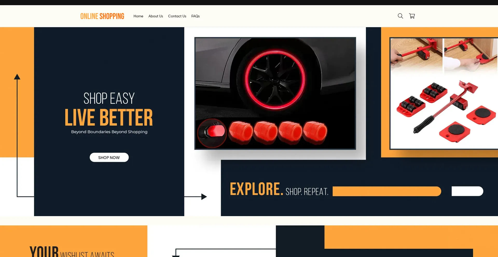 Website screenshot of Vynteke.com