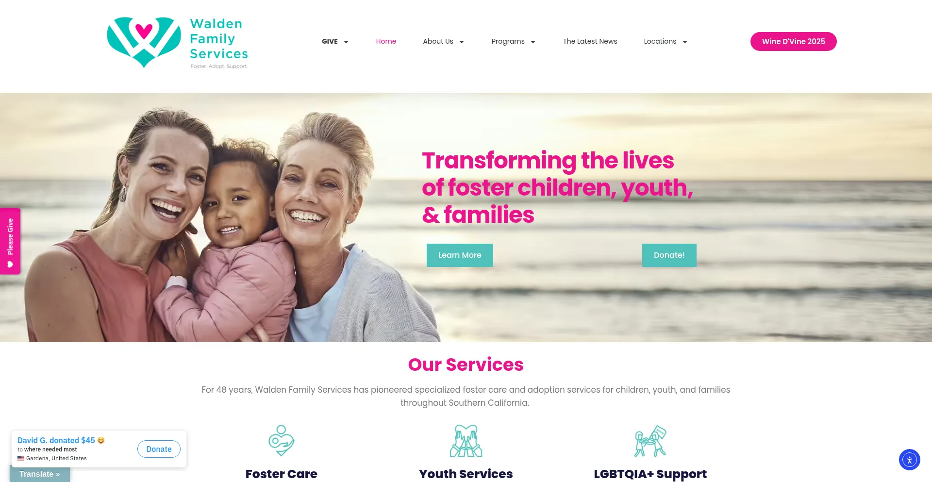 ¿És Seguro y Confiable Waldenfamily.org?