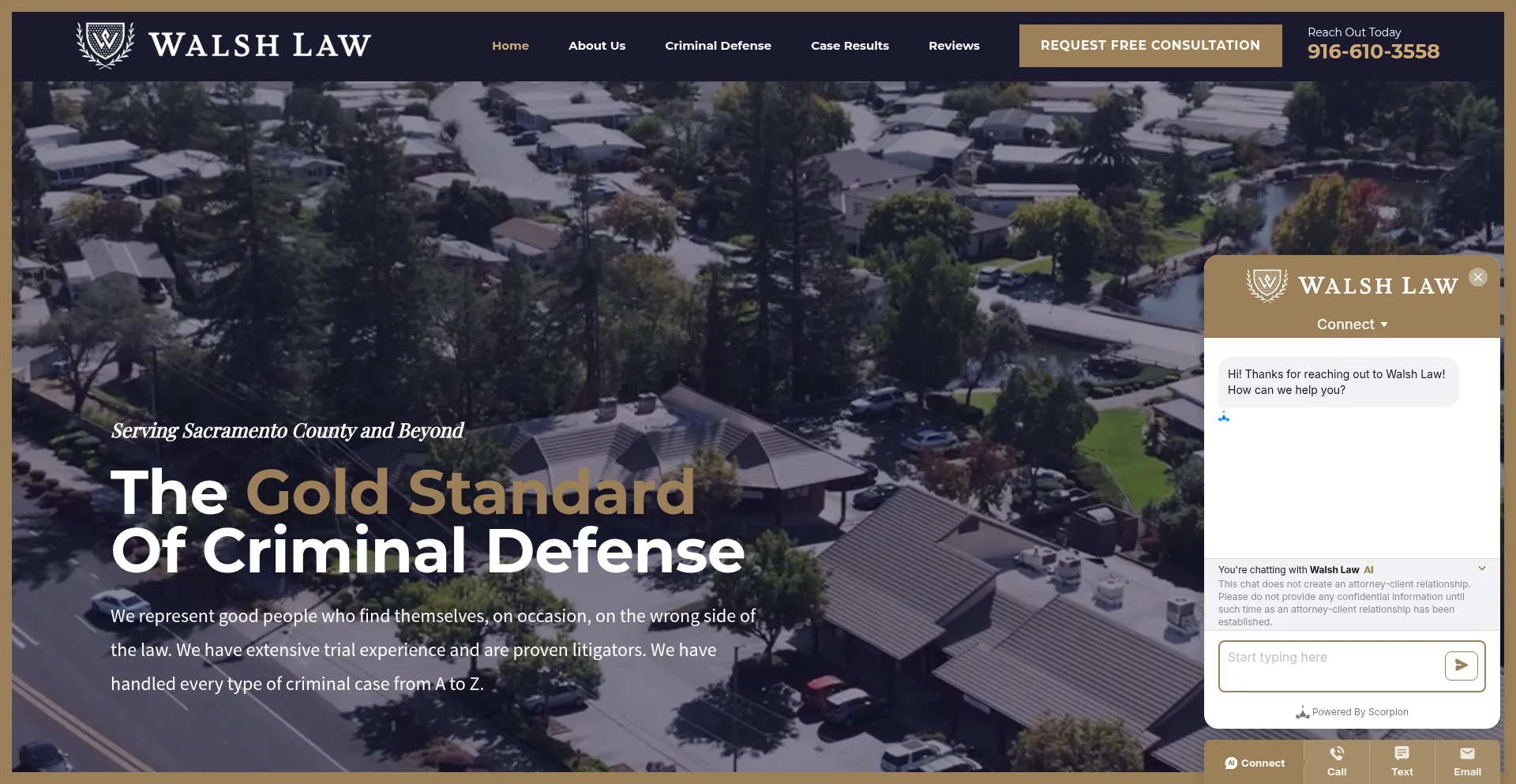 ¿És Seguro y Confiable Walshcriminaldefense.com?