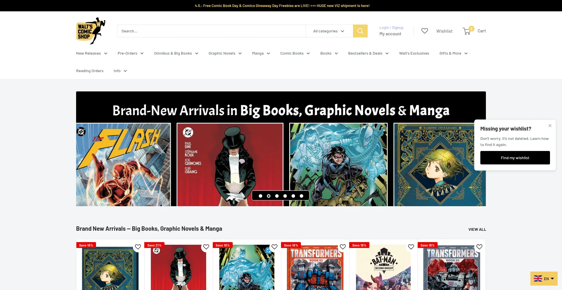 Waltscomicshop.com