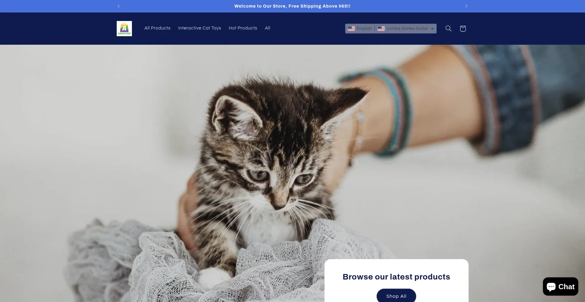 Website screenshot of Walwoof.com