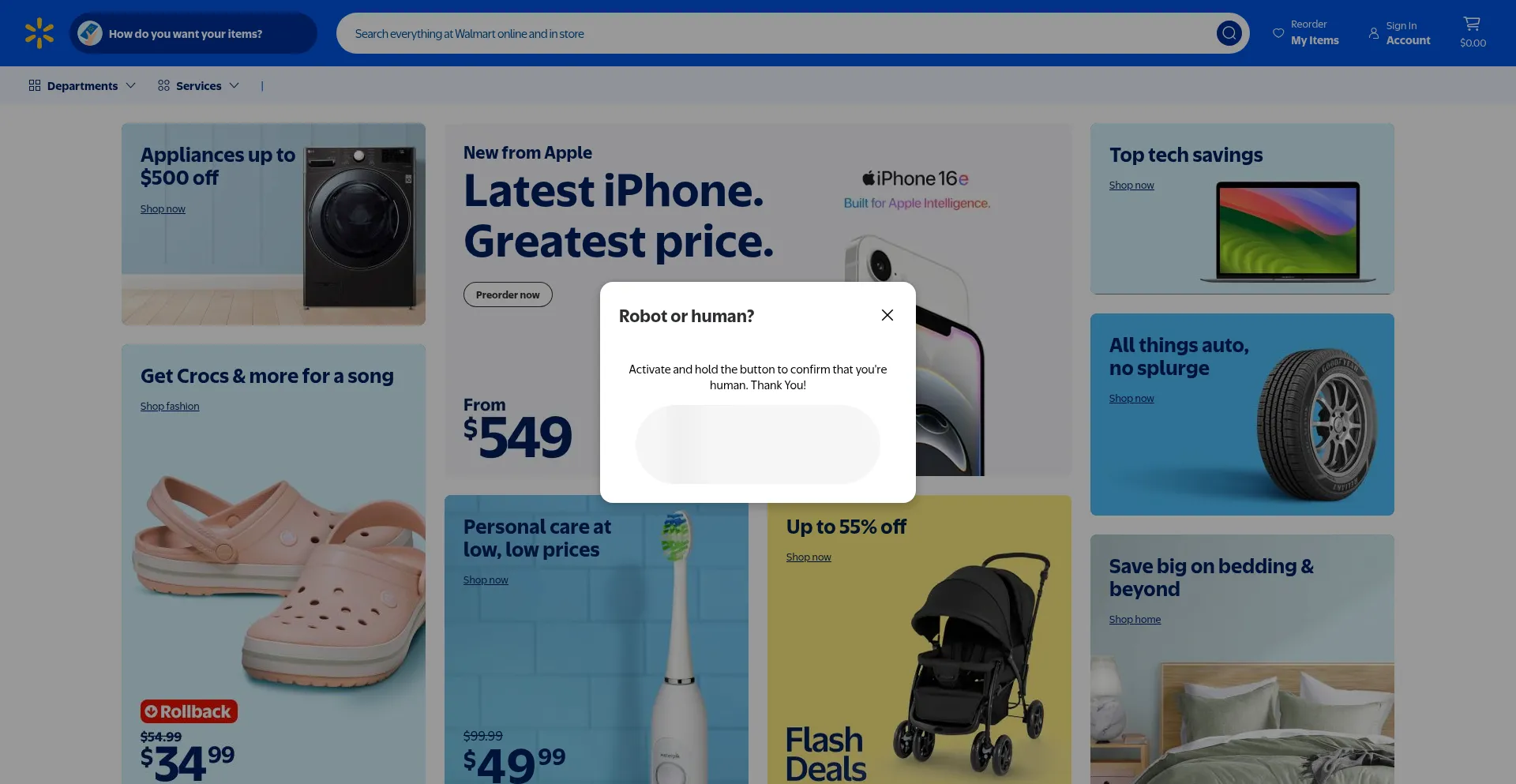 Wamart.com Screenshot